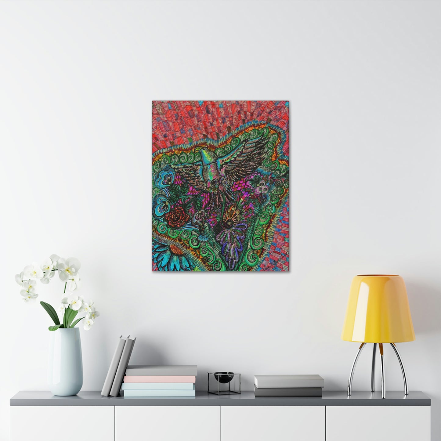 Bird Fashion, Abstract, Surreal, Friendship, Inspiration Wall Art