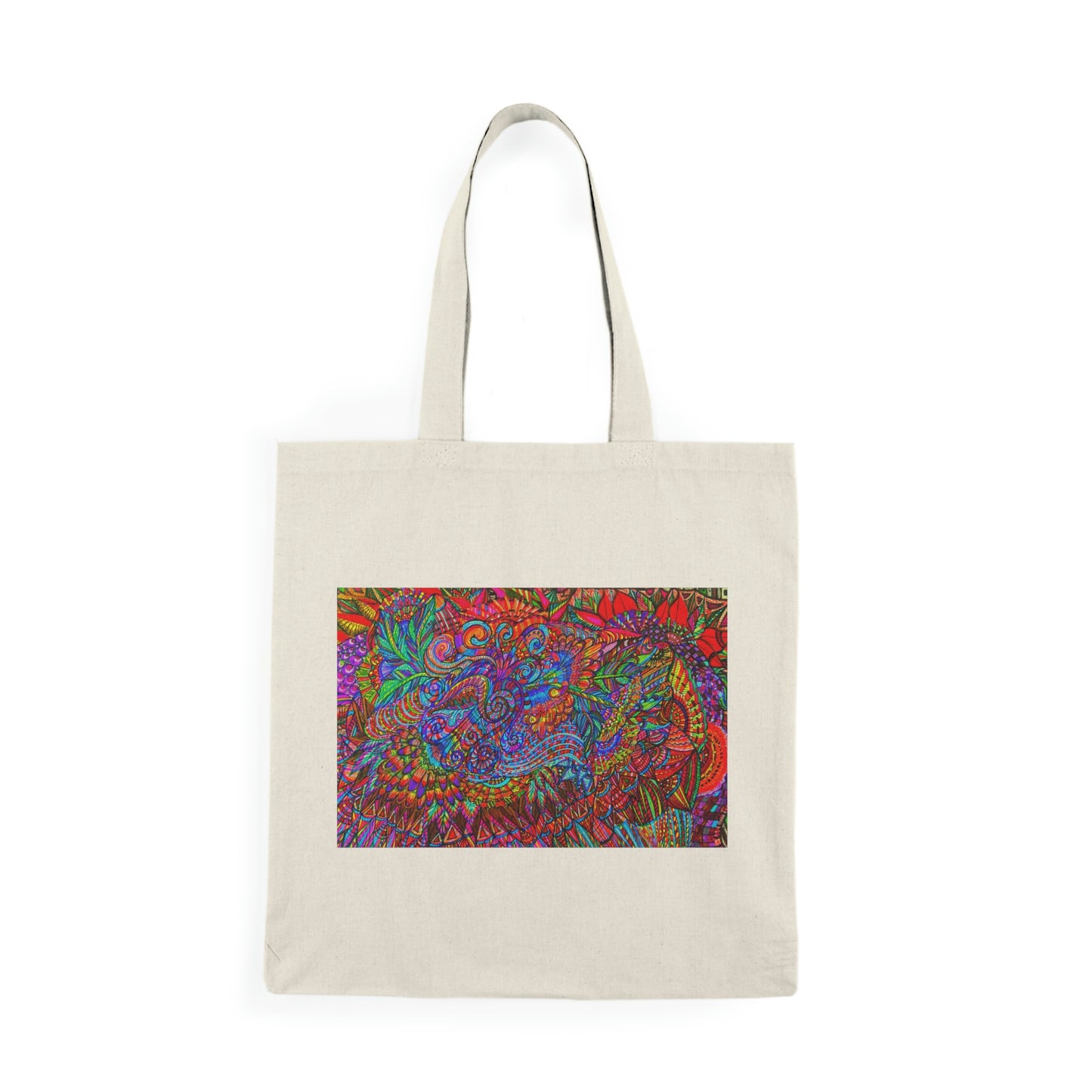 Abstract, Surreal Natural Tote Bag, Aesthetic Canvas Bag Shopping Bag, Birthday Gift Bag, Bridal Gift Tote Bag, Library Bag.