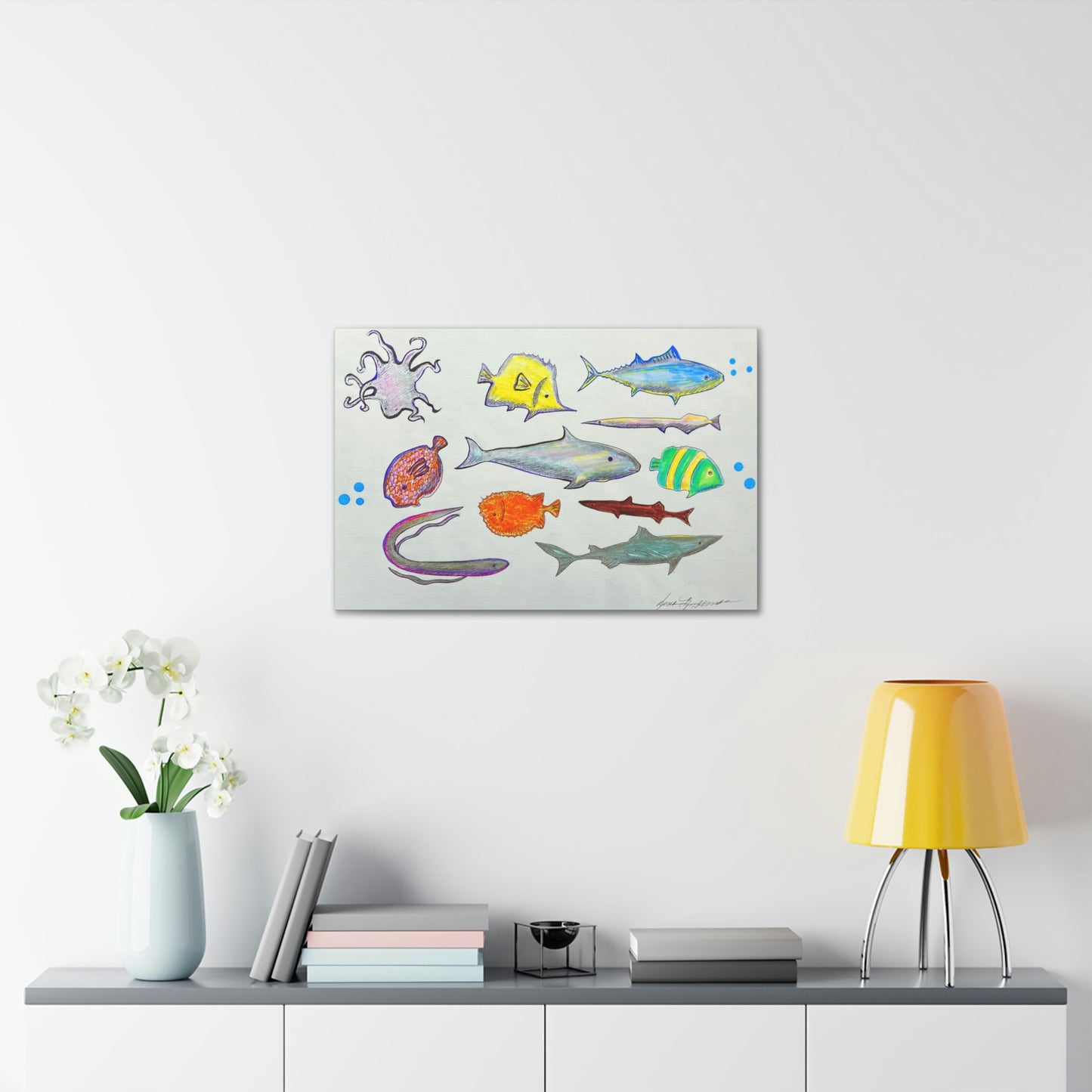 Marine Life, Fashion, Abstract, Surreal, Friendship, Inspiration Wall Art