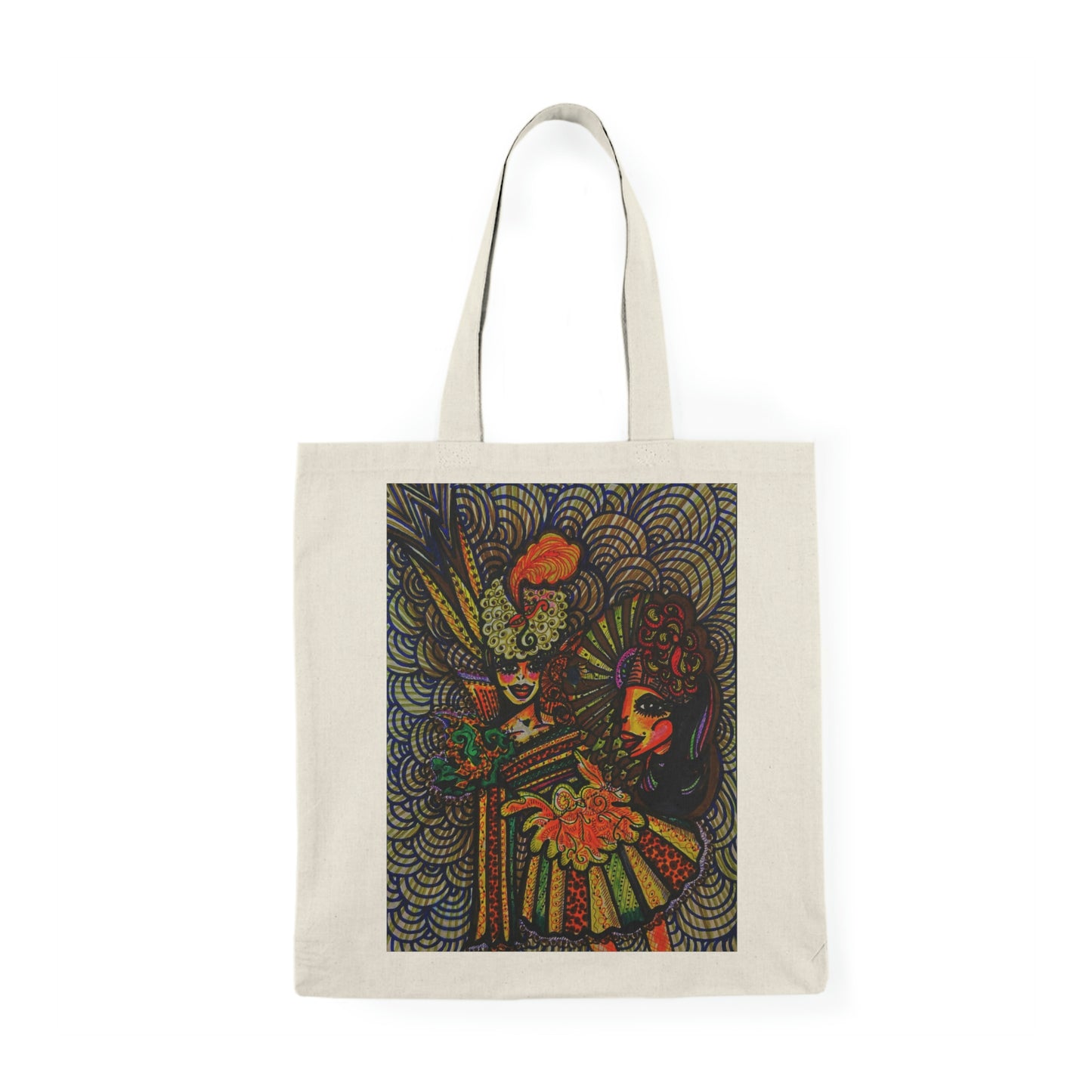 Abstract, Surreal Natural Tote Bag, Aesthetic Canvas Bag Shopping Bag, Birthday Gift Bag, Bridal Gift Tote Bag, Library Bag.