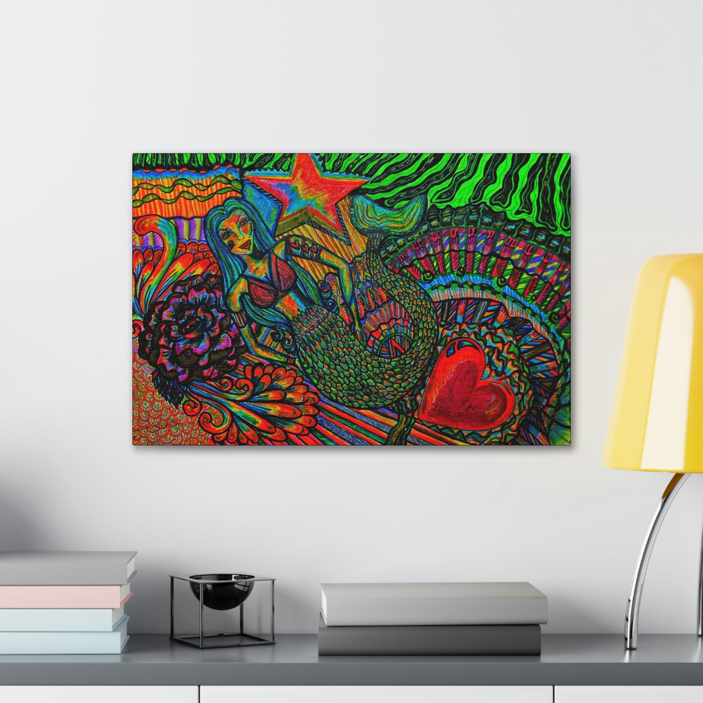 Show Queen Mermaid, Fashion, Abstract, Friendship, Inspiration Wall Art