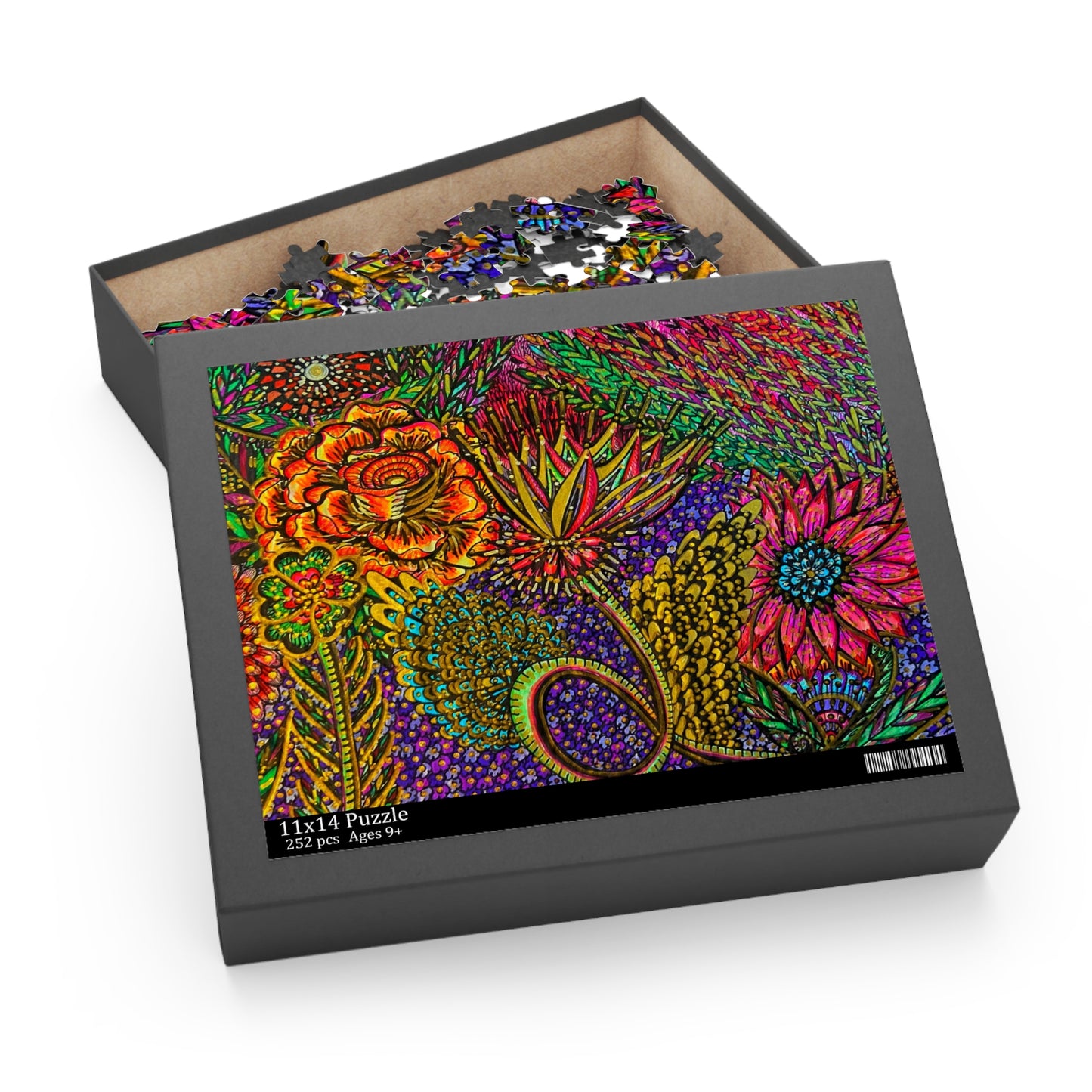 Floral Puzzle (120, 252, 500-Piece)Abstract Surreal JigSaw Puzzle, Birthday Gift, Gifts For Bridesmaids