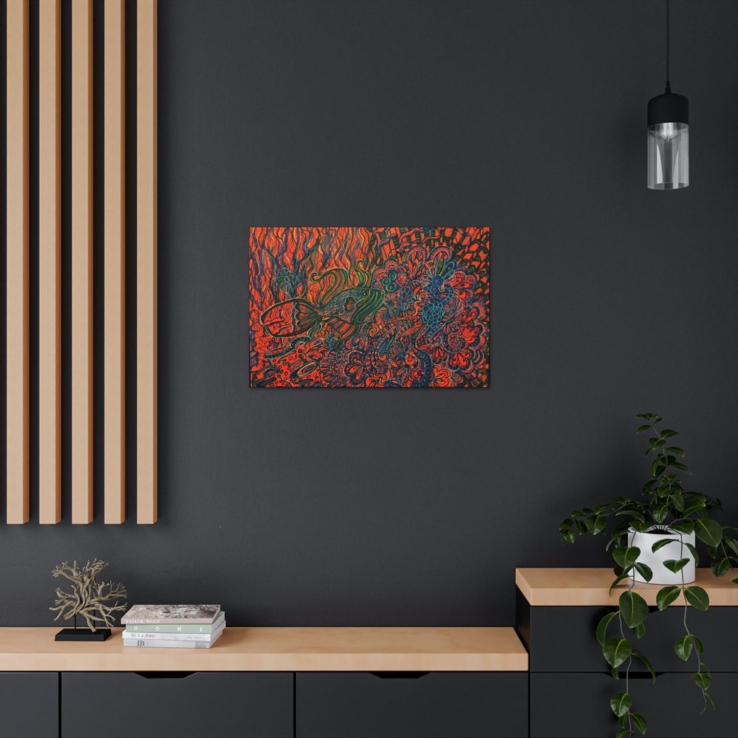 Hidden Trigger Fish, Fashion, Abstract, Friendship, Inspiration Wall Art