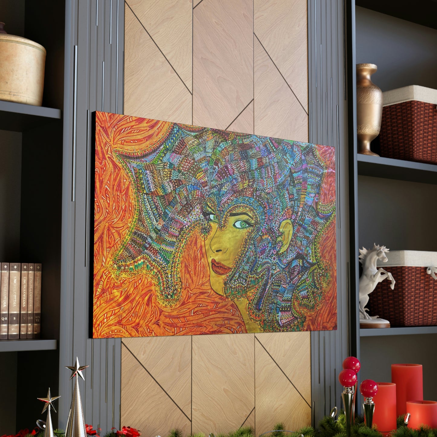 Queen, Fashion, Abstract, Surreal, Friendship, Inspiration Wall Art