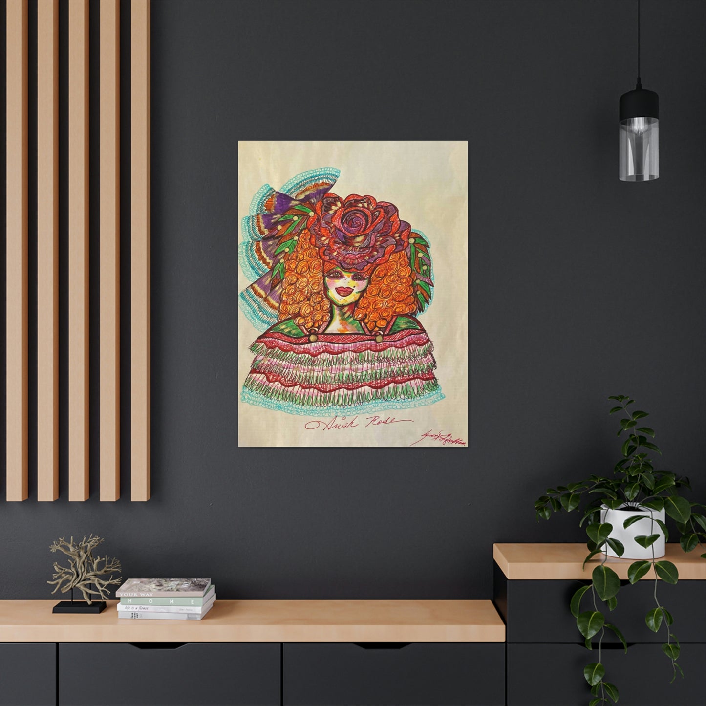 Abstract, Surreal, Funky Woman, Friendship, Inspiration Wall Art