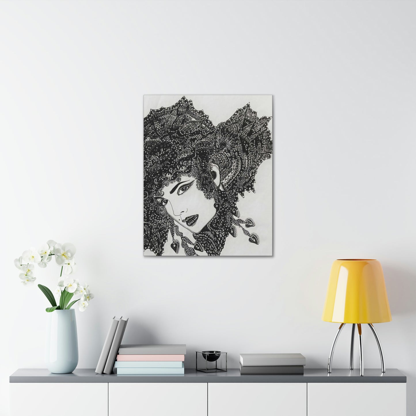 Ancestral Queen, Fashion, Abstract, Friendship, Inspiration Wall Art