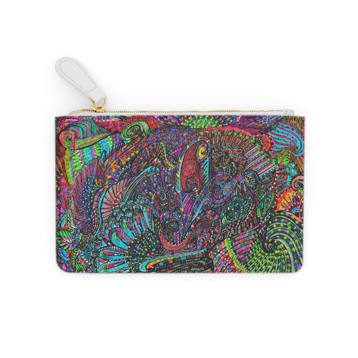 Abstract Surreal Mini Clutch Bag, Bridal Clutch Purse, Designer Party Clutch, Modern Evening Clutch, Wristlet Wallet for women, Evening Clutch Purse, gifts for her, gifts for bridesmaids, Bag, Bagging