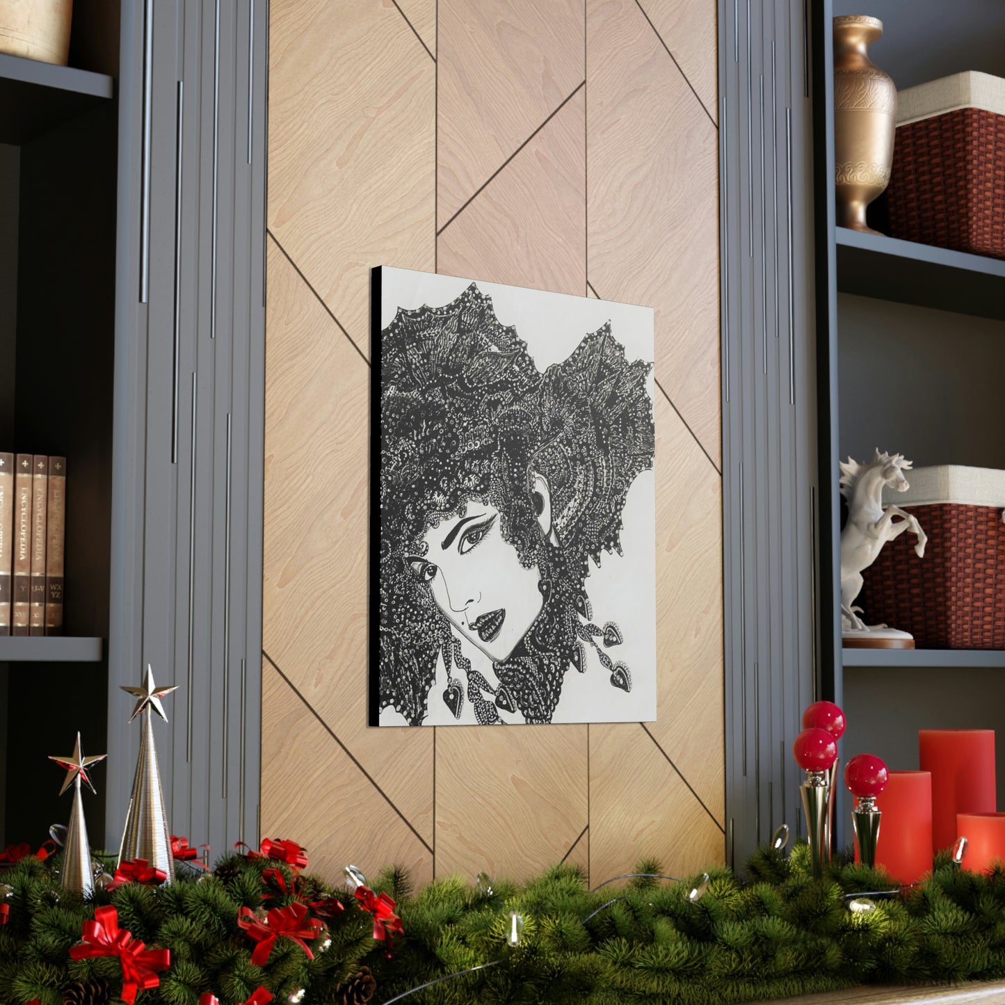 Ancestral Queen, Fashion, Abstract, Friendship, Inspiration Wall Art
