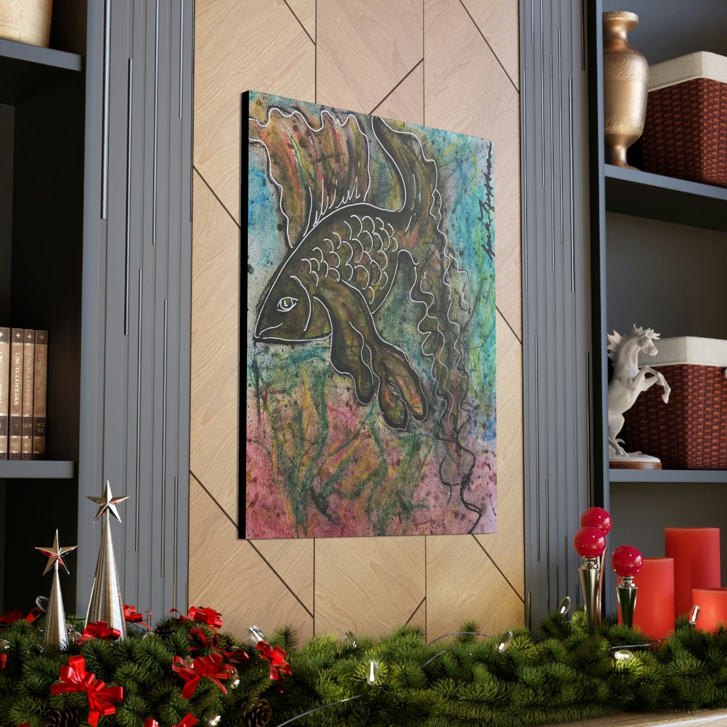 Marine Life, Fish, Fashion, Abstract, Friendship, Inspiration Wall Art