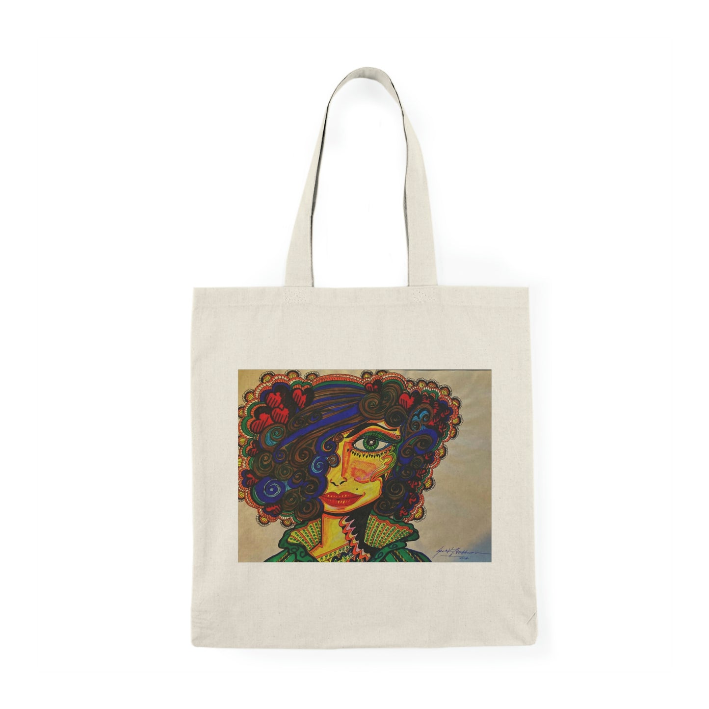 Abstract, Surreal Women Natural Tote Bag, Aesthetic Canvas Bag Shopping Bag, Birthday Gift Bag, Bridal Gift Tote Bag, Library Bag.
