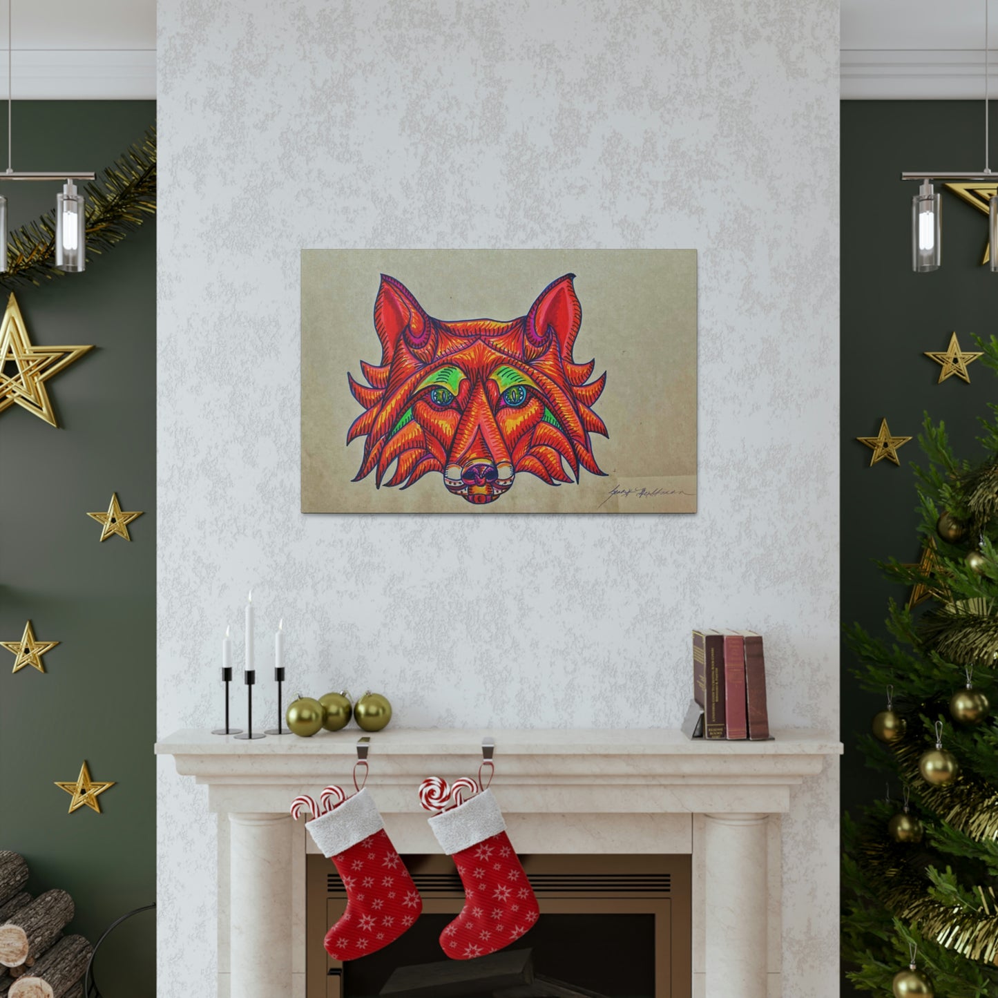 Fox Nature, Fashion, Abstract, Surreal, Friendship, Inspiration Wall Art