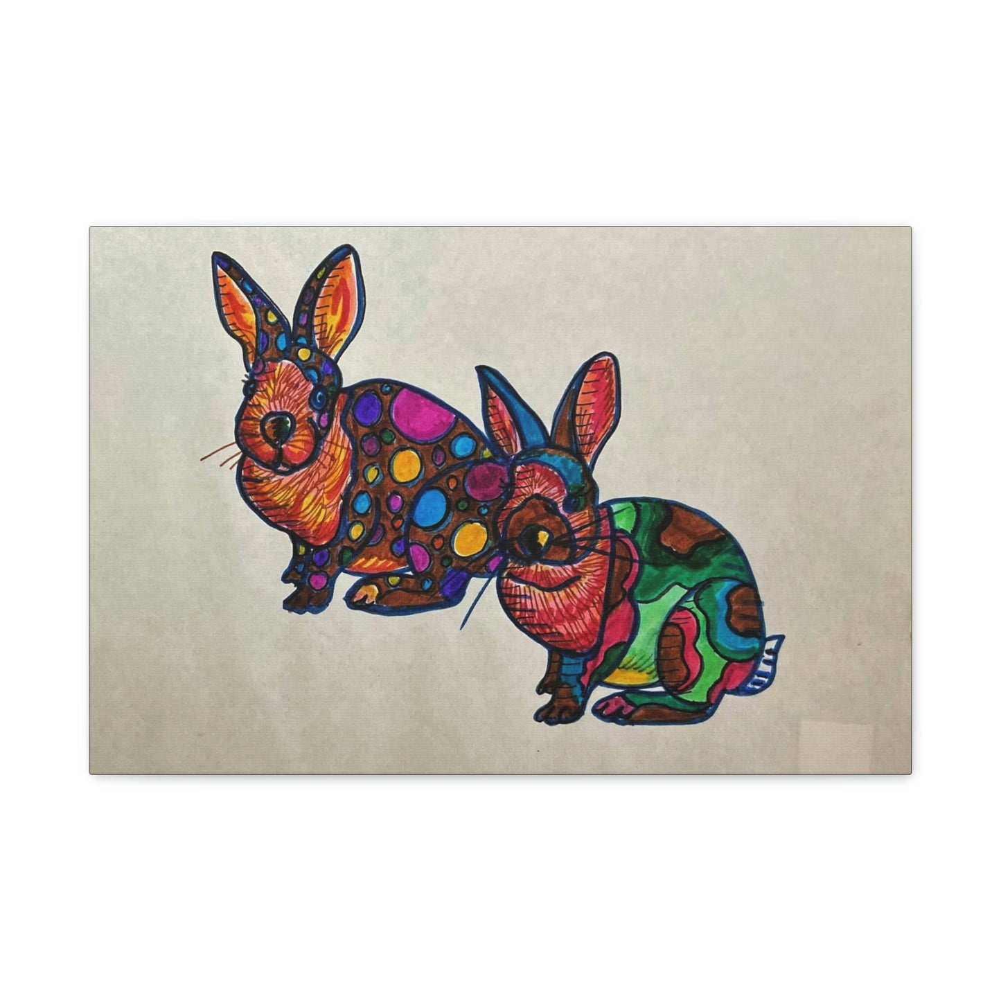 Fanatic Rabbit Fashion, Abstract, Surreal, Friendship, Inspiration Wall Art