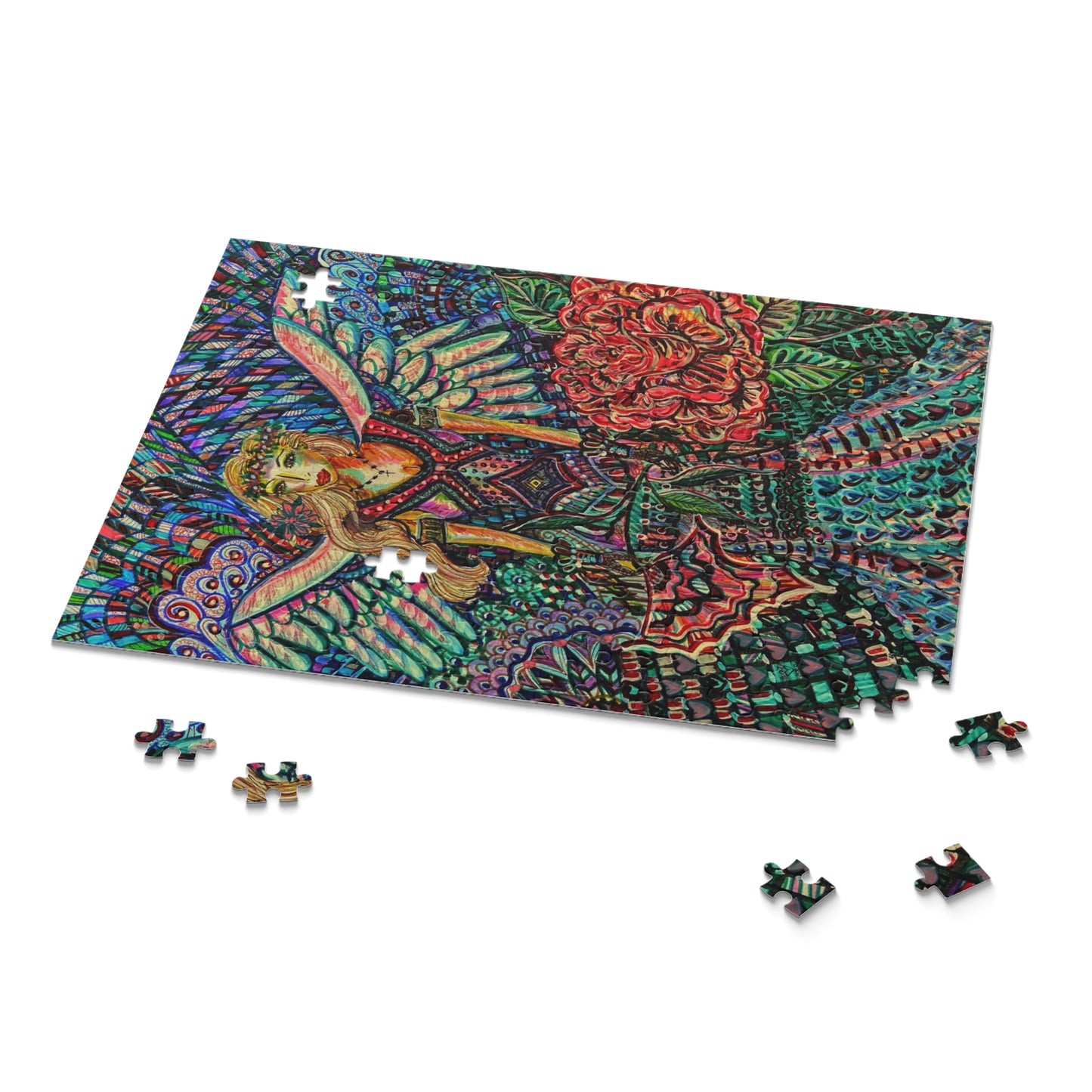 Spiritual Angel Puzzle (120, 252, 500-Piece)Abstract Surreal JigSaw Puzzle, Birthday Gift, Gifts For Bridesmaids