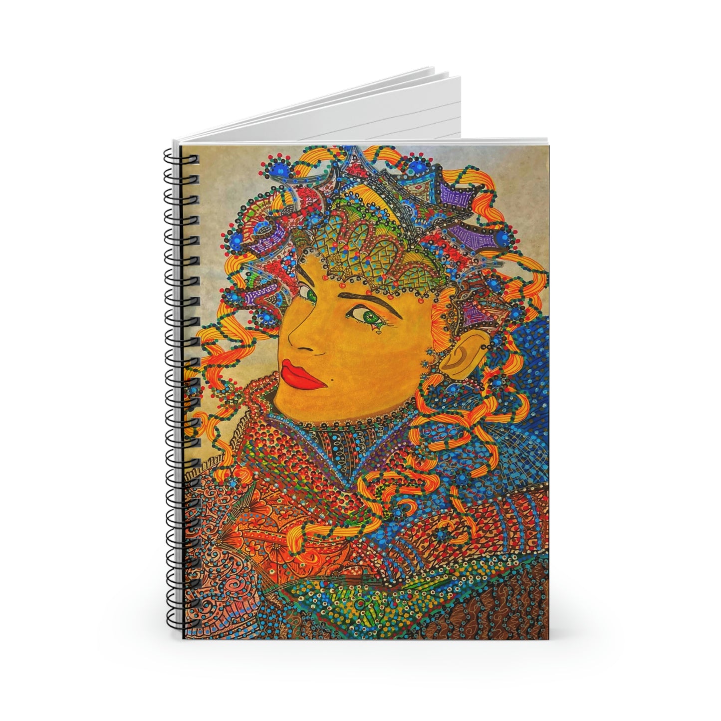 Abstract, Spiritual, Royalty Spiral Notebook - Ruled Line