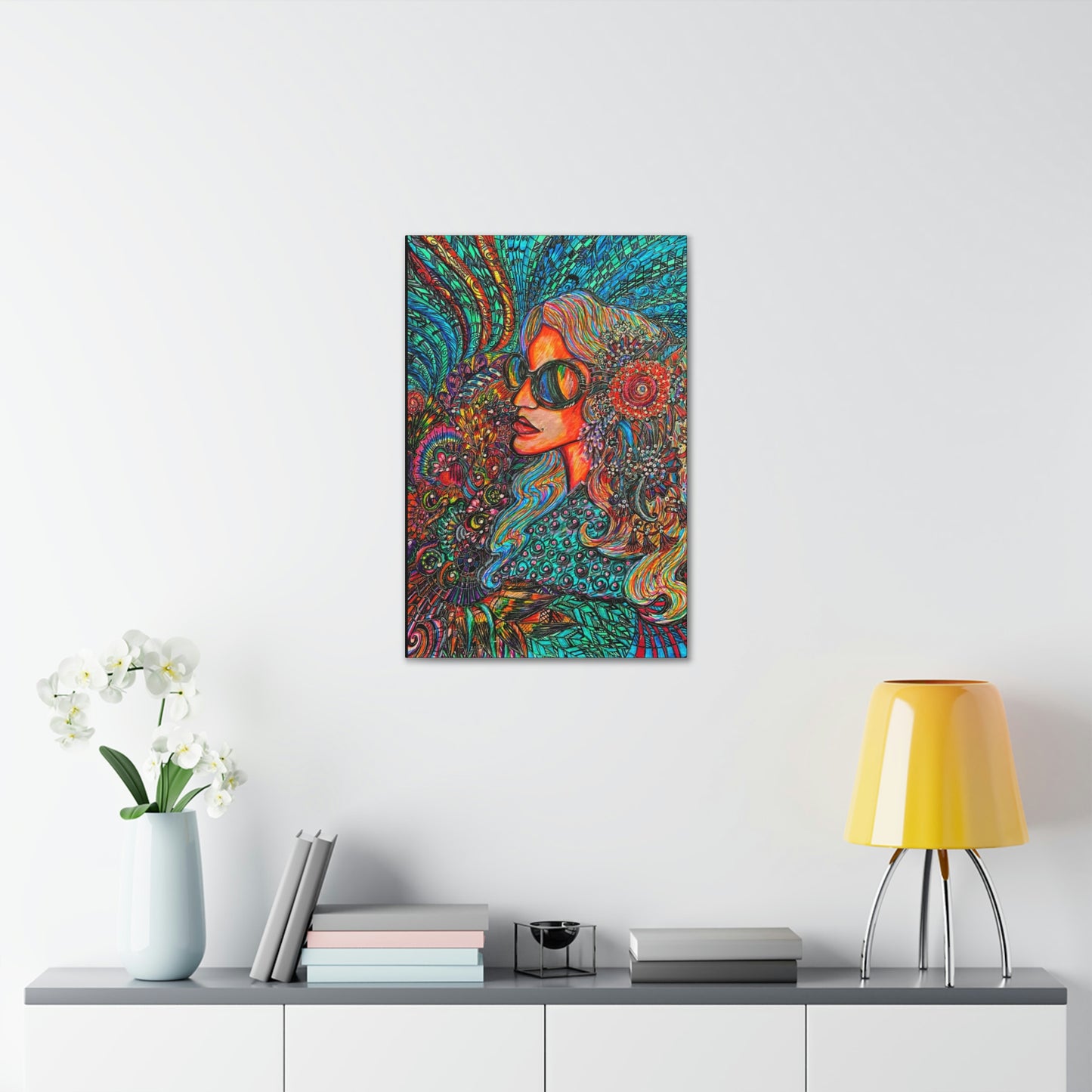 Living in Harmony, Fashion, Abstract, Friendship, Inspiration Wall Art