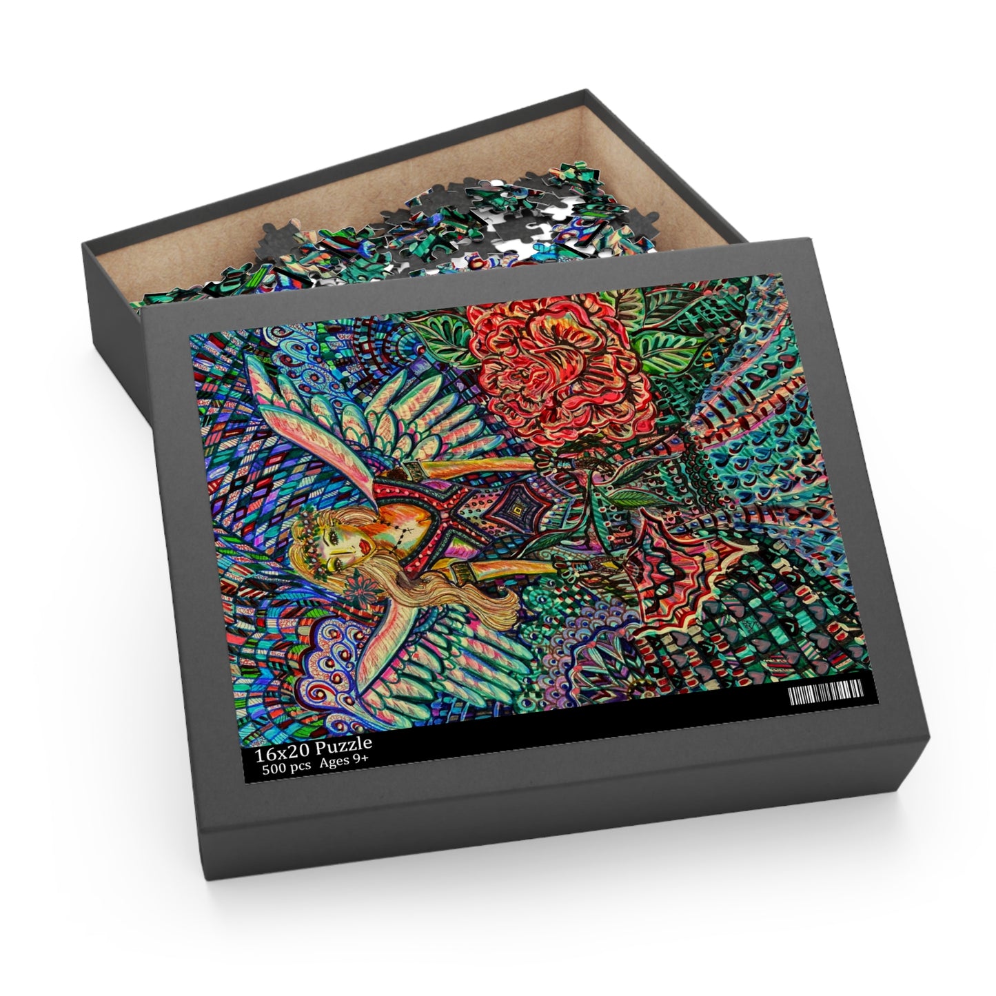 Spiritual Angel Puzzle (120, 252, 500-Piece)Abstract Surreal JigSaw Puzzle, Birthday Gift, Gifts For Bridesmaids