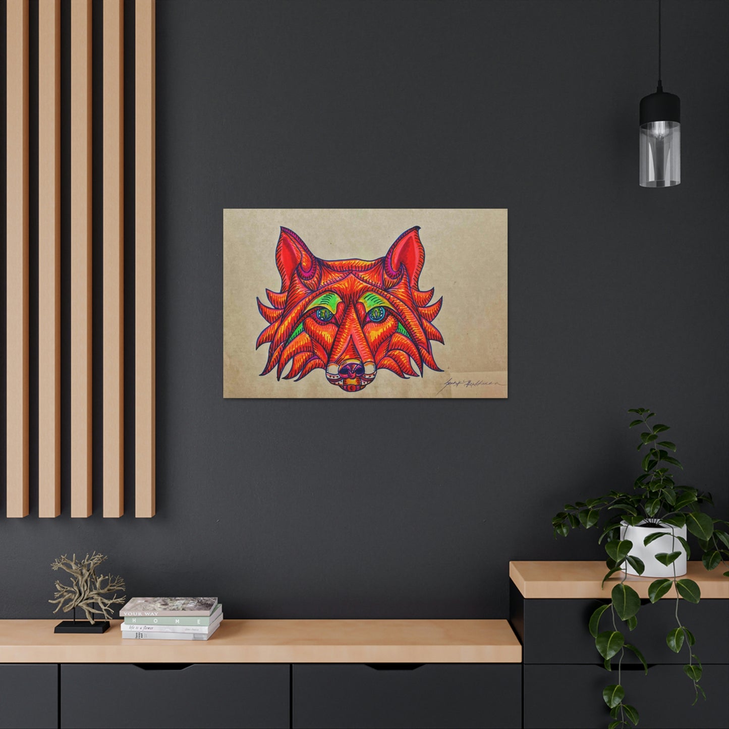 Fox Nature, Fashion, Abstract, Surreal, Friendship, Inspiration Wall Art