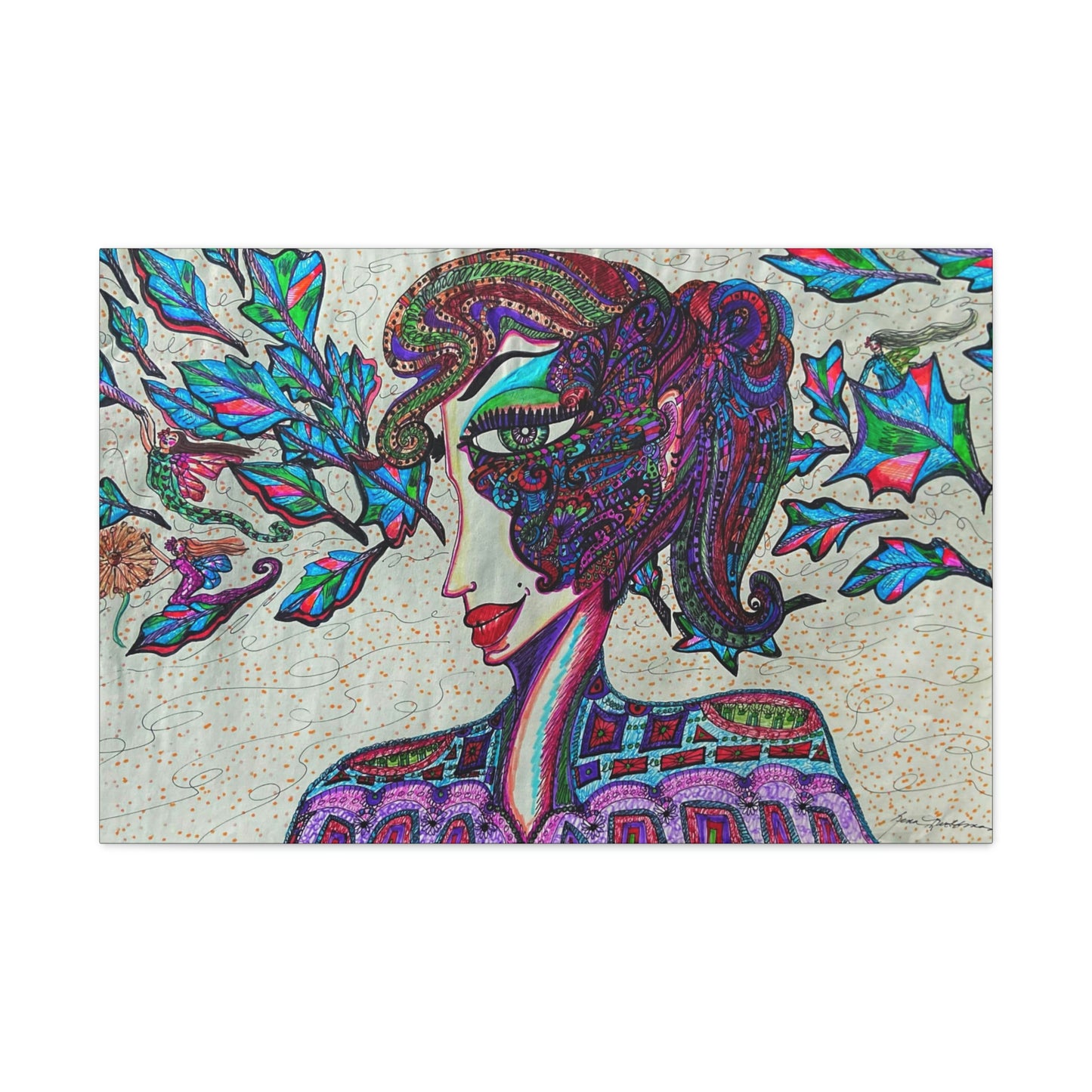 Spiritual Beauty, Hidden Gift, Fashion, Abstract, Friendship, Inspiration Wall Art