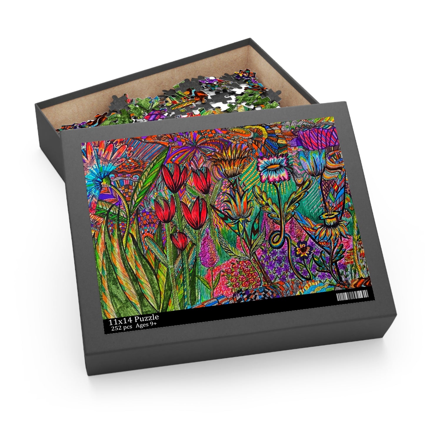 Floral Puzzle (120, 252, 500-Piece)Abstract Surreal JigSaw Puzzle, Birthday Gift, Gifts For Bridesmaids
