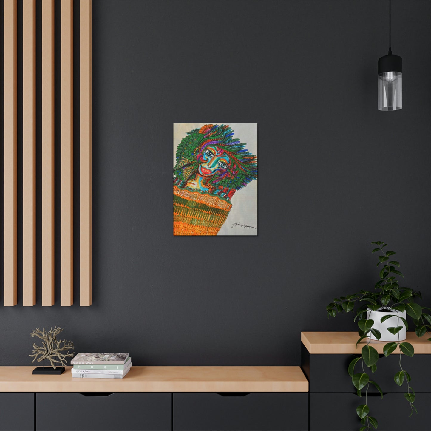 Abstract, Surreal, Funky Woman, Friendship, Inspiration Wall Art