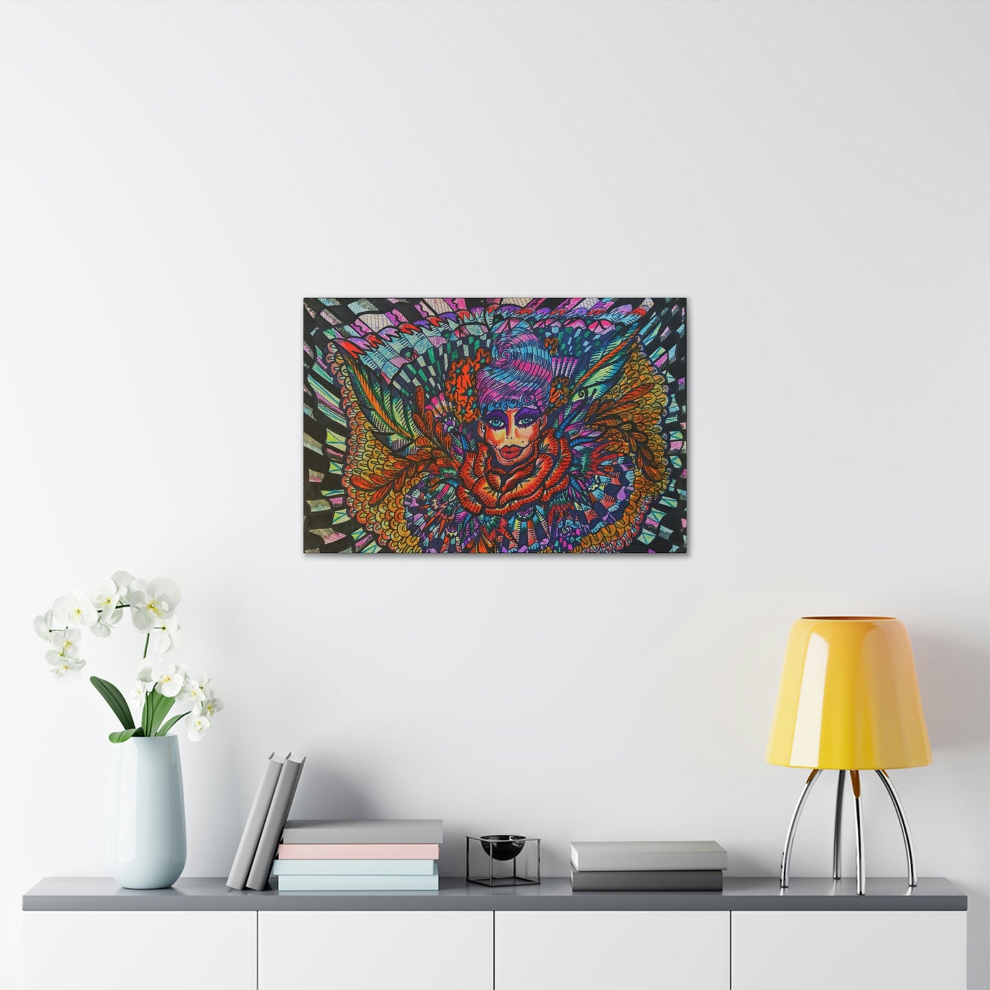Floral Fairy, Fashion, Abstract, Surreal, Friendship, Inspiration Wall Art