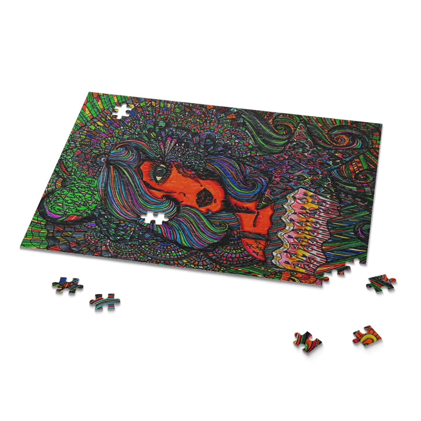 Abstract, Surreal Women Living in Harmony Puzzle (120, 252, 500-Piece)JigSaw Puzzle, Birthday Gift, Gifts For Bridesmaids