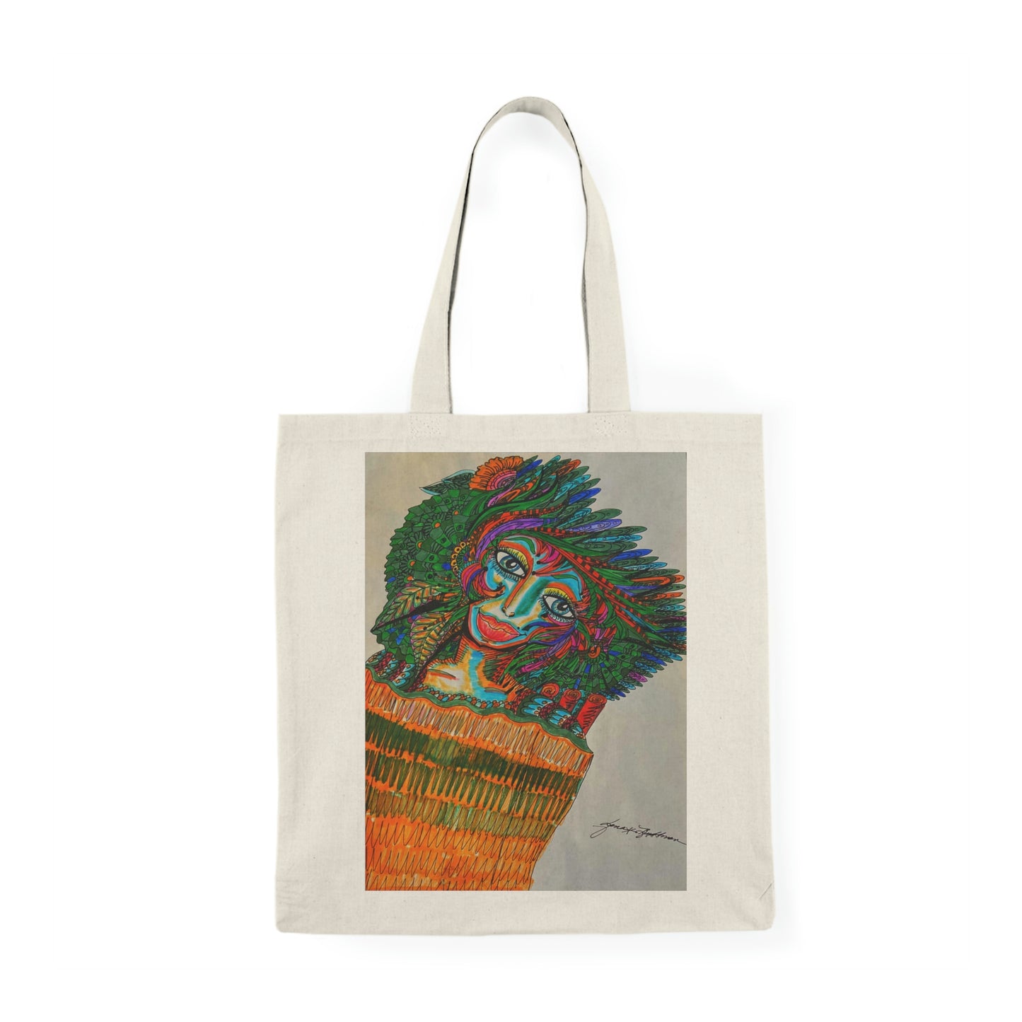 Abstract, Surreal Women Natural Tote Bag, Aesthetic Canvas Bag Shopping Bag, Birthday Gift Bag, Bridal Gift Tote Bag, Library Bag.