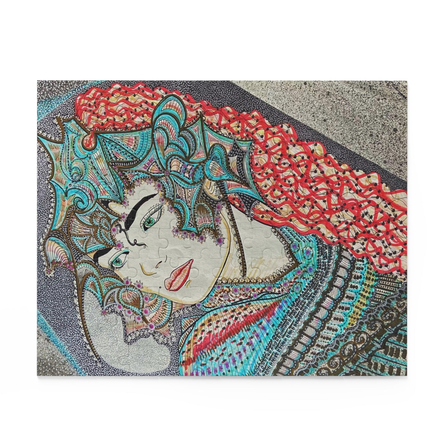 Abstract, Surreal Spiritual Guide, Knight Puzzle (120, 252, 500-Piece)JigSaw Puzzle, Birthday Gift, Gifts For Bridesmaids