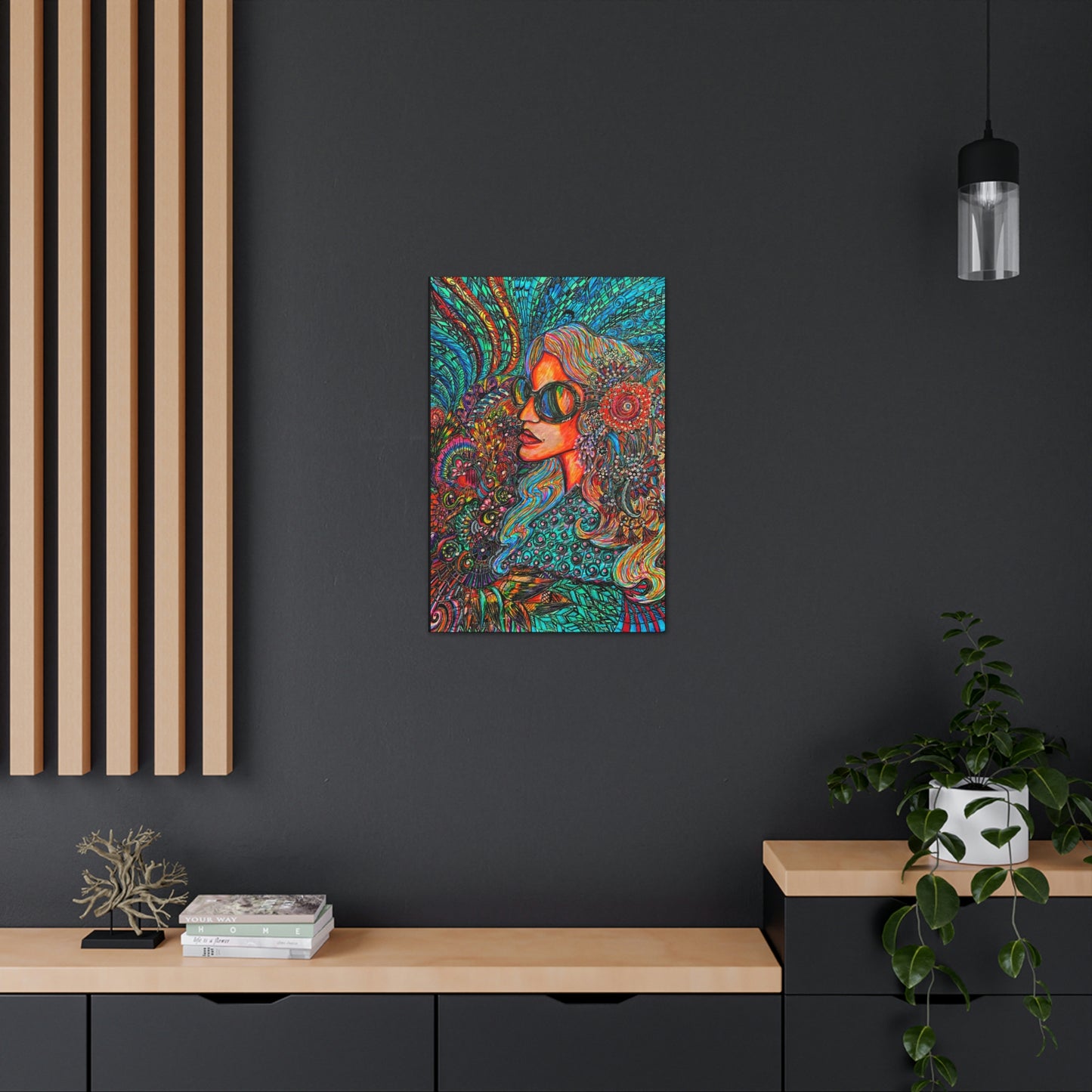 Living in Harmony, Fashion, Abstract, Friendship, Inspiration Wall Art