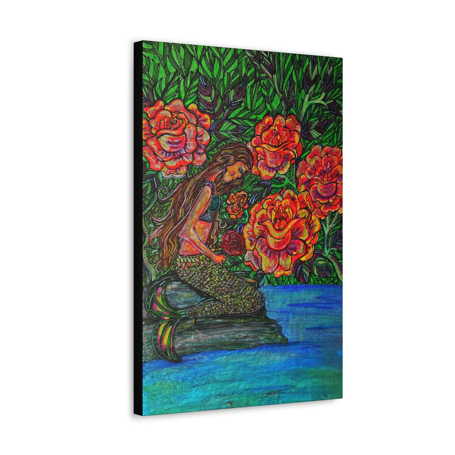 Mermaids Inner Connection, Fashion, Abstract, Friendship, Inspiration Wall Art