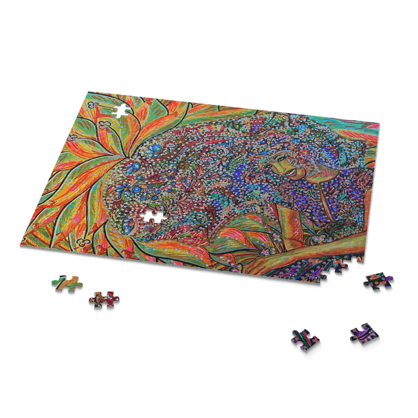 Golden Happy Queen Puzzle (120, 252, 500-Piece)JigSaw Puzzle, Birthday Gift, Gifts For Bridesmaids
