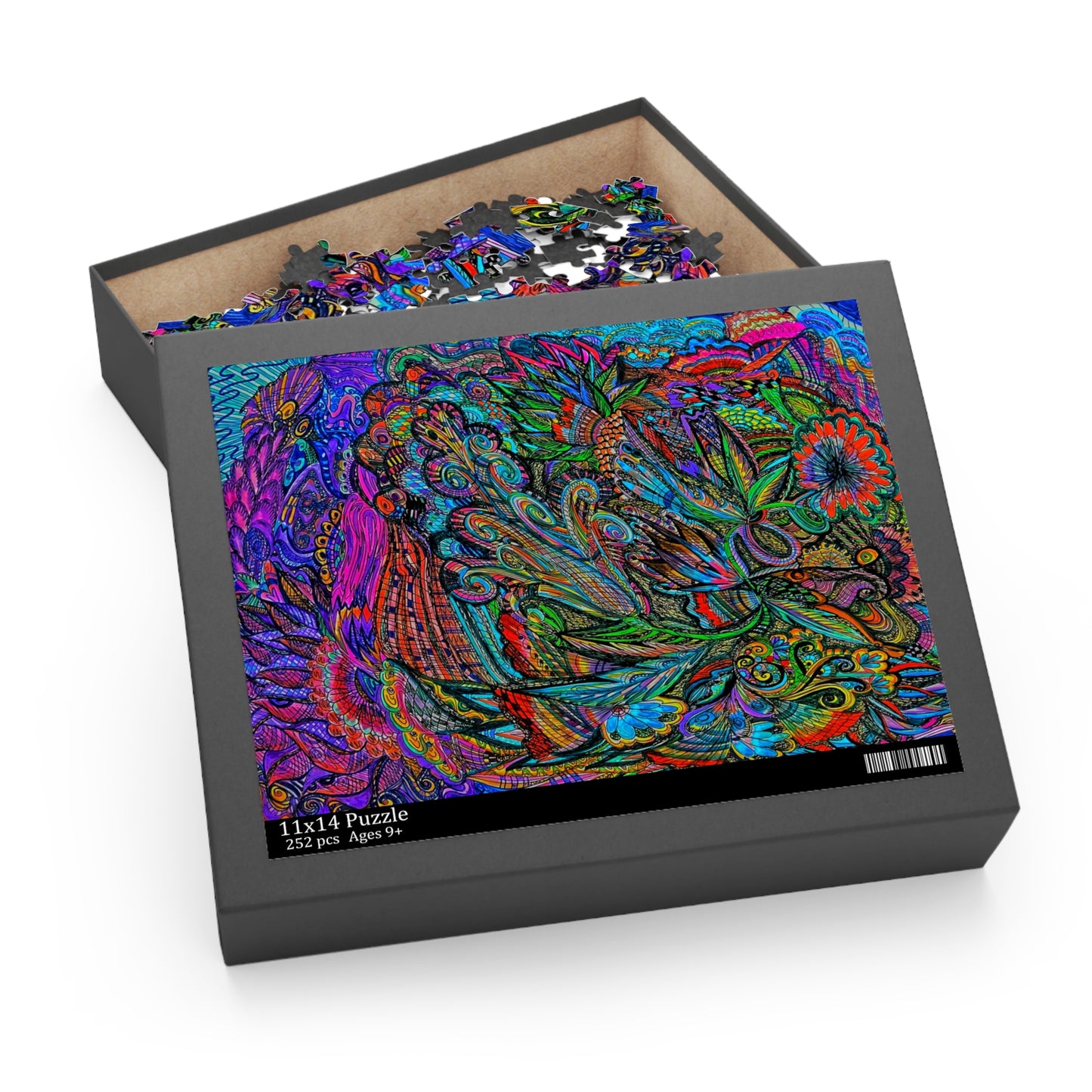 Abstract Surreal Floral Puzzle (120, 252, 500-Piece)JigSaw Puzzle, Birthday Gift, Gifts For Bridesmaids