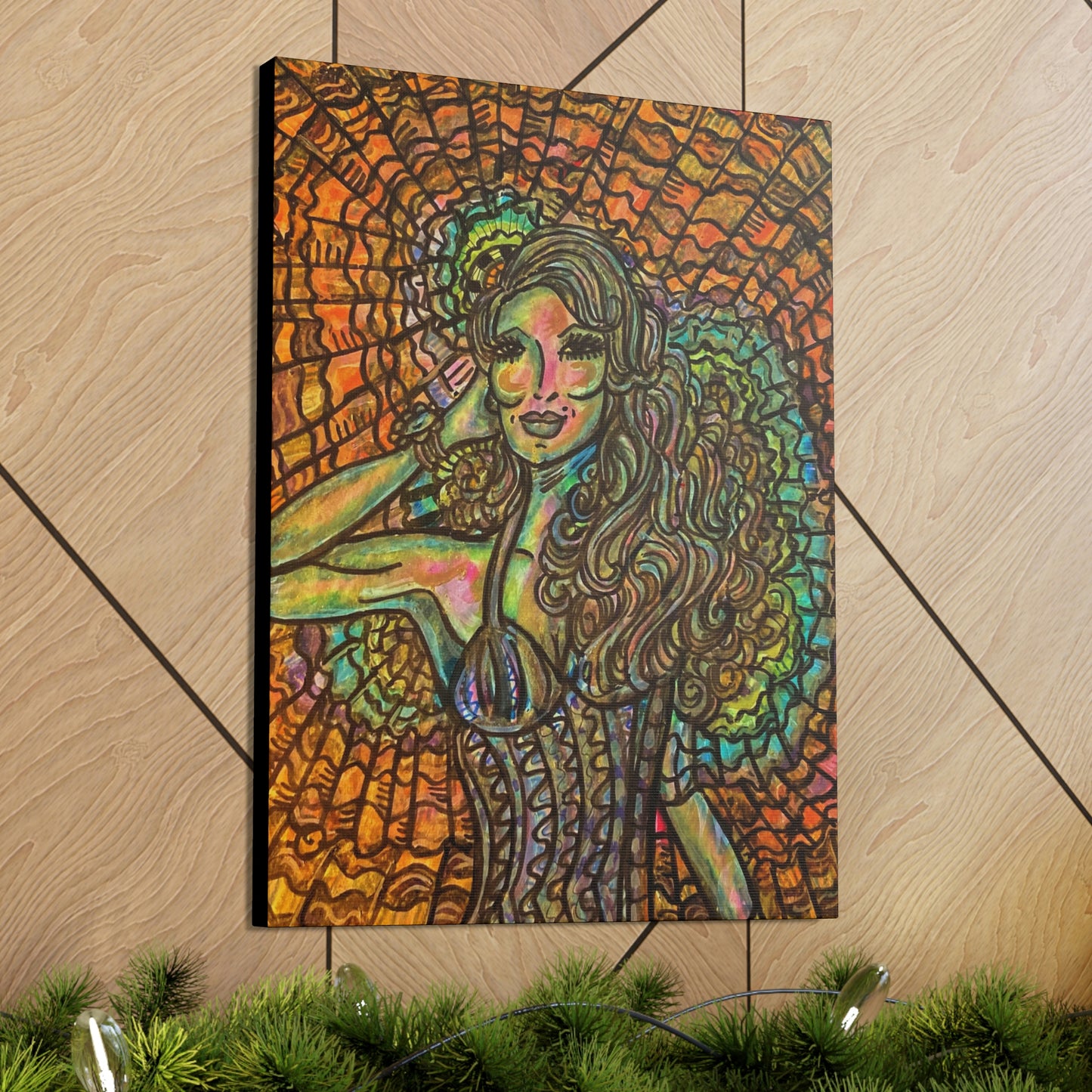 Romantic, Fashionable Woman, Abstract, Surreal, Friendship, Inspiration Wall Art