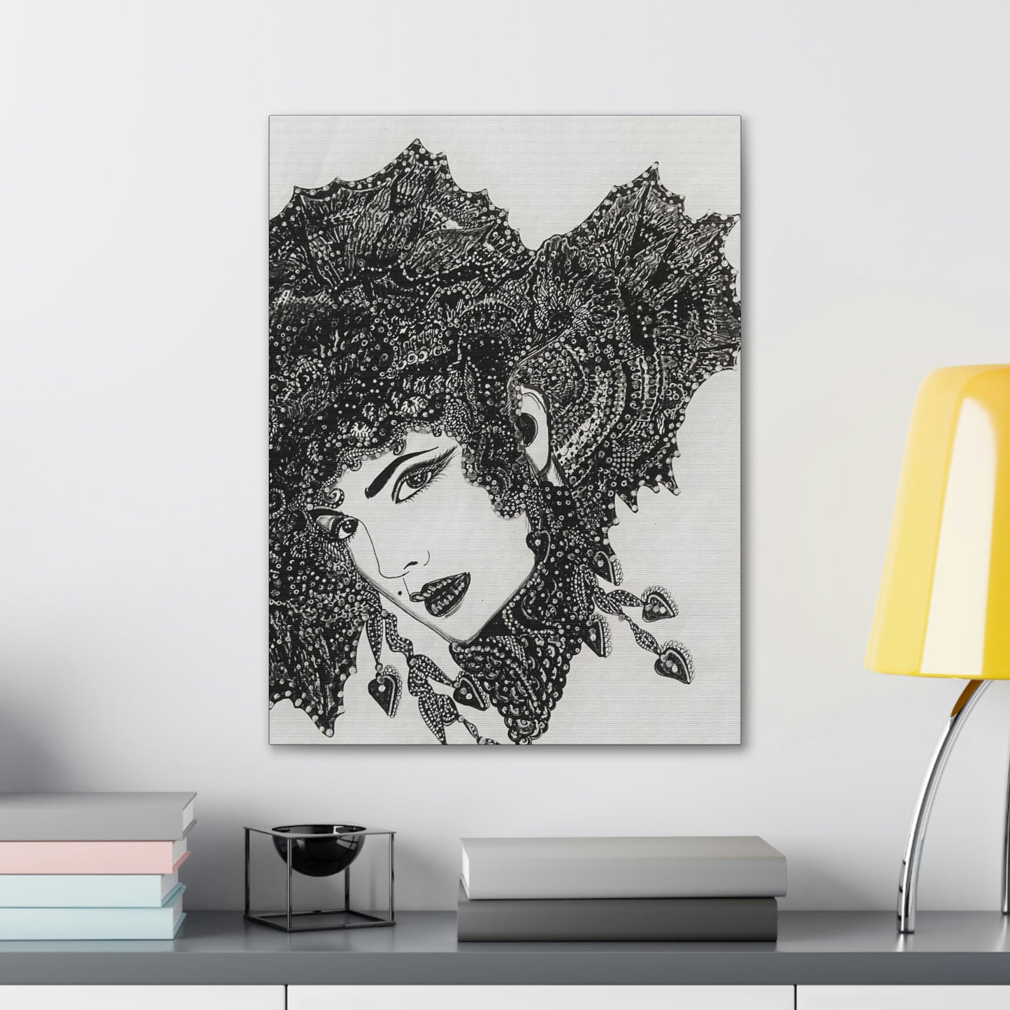 Ancestral Queen, Fashion, Abstract, Friendship, Inspiration Wall Art