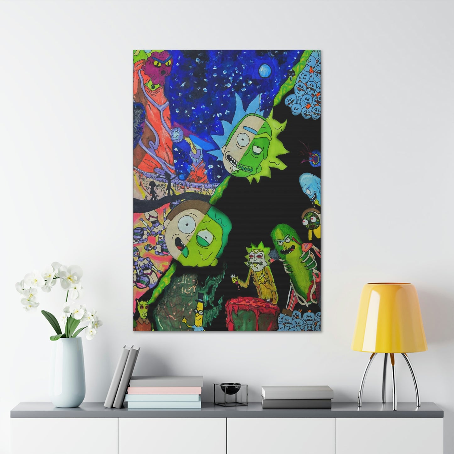 Rick and Morty, Fashion, Abstract, Surreal, Friendship, Inspiration Wall Art