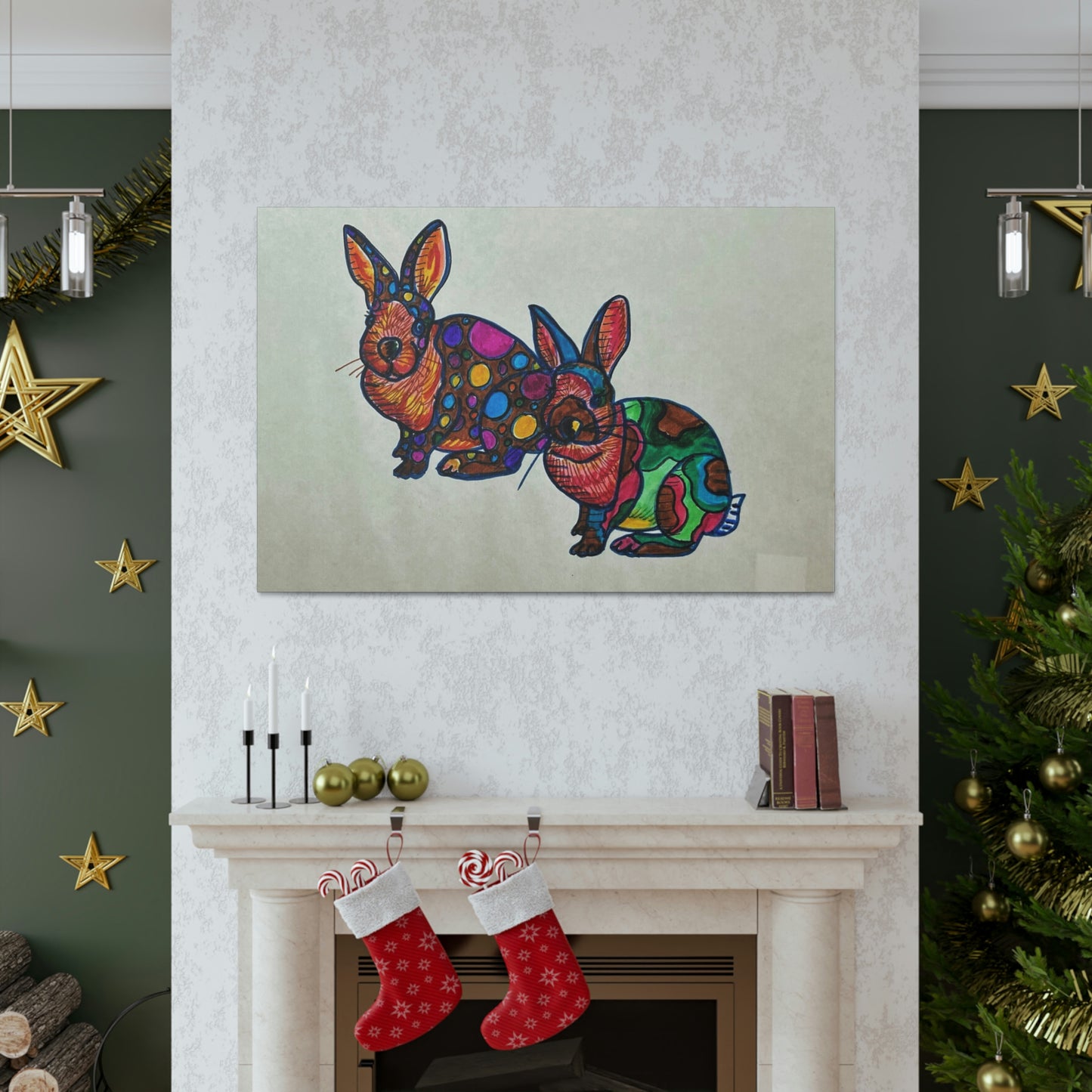 Fanatic Rabbit Fashion, Abstract, Surreal, Friendship, Inspiration Wall Art