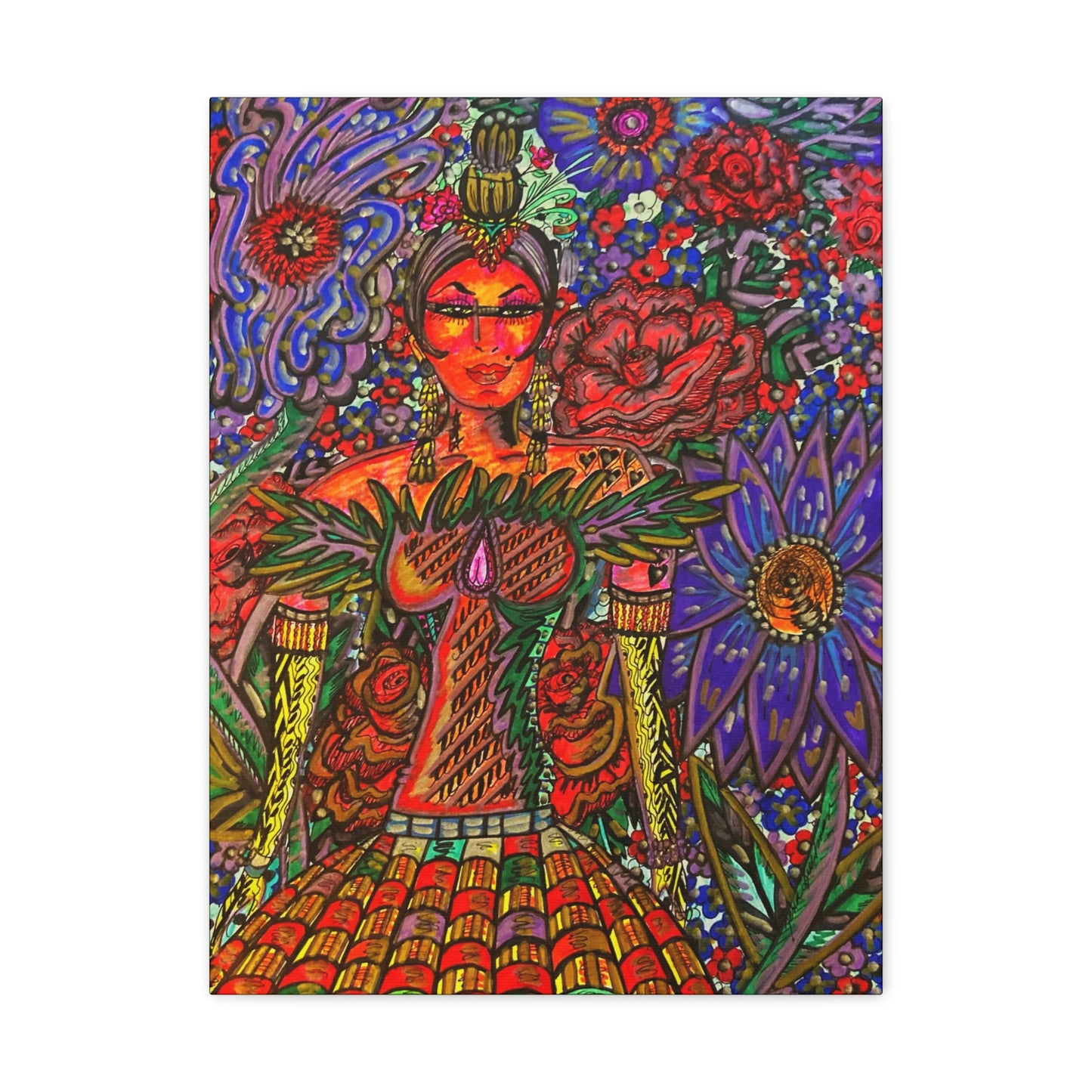 Abstract, Surreal, Funky Woman, Friendship, Inspiration Wall Art