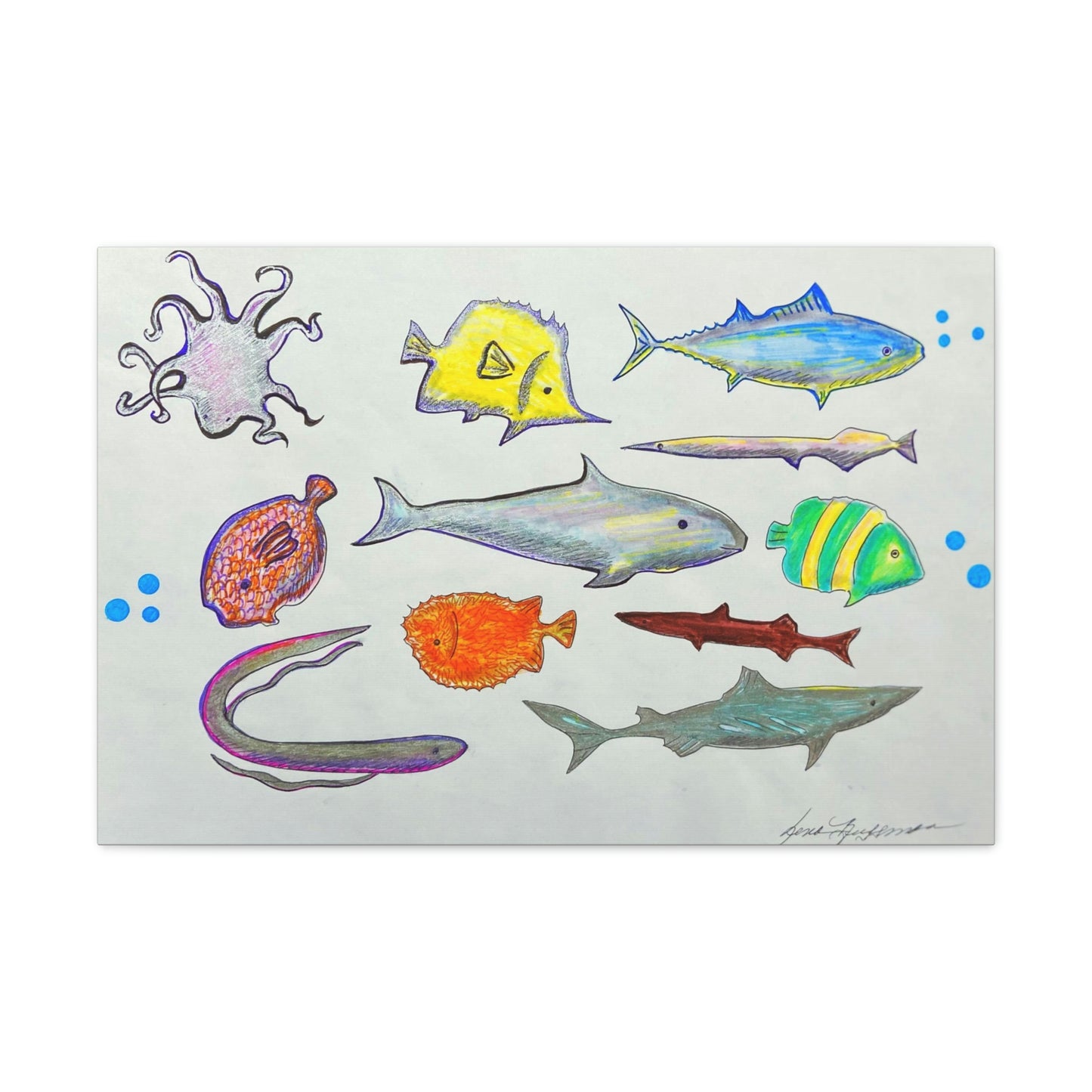 Marine Life, Fashion, Abstract, Surreal, Friendship, Inspiration Wall Art