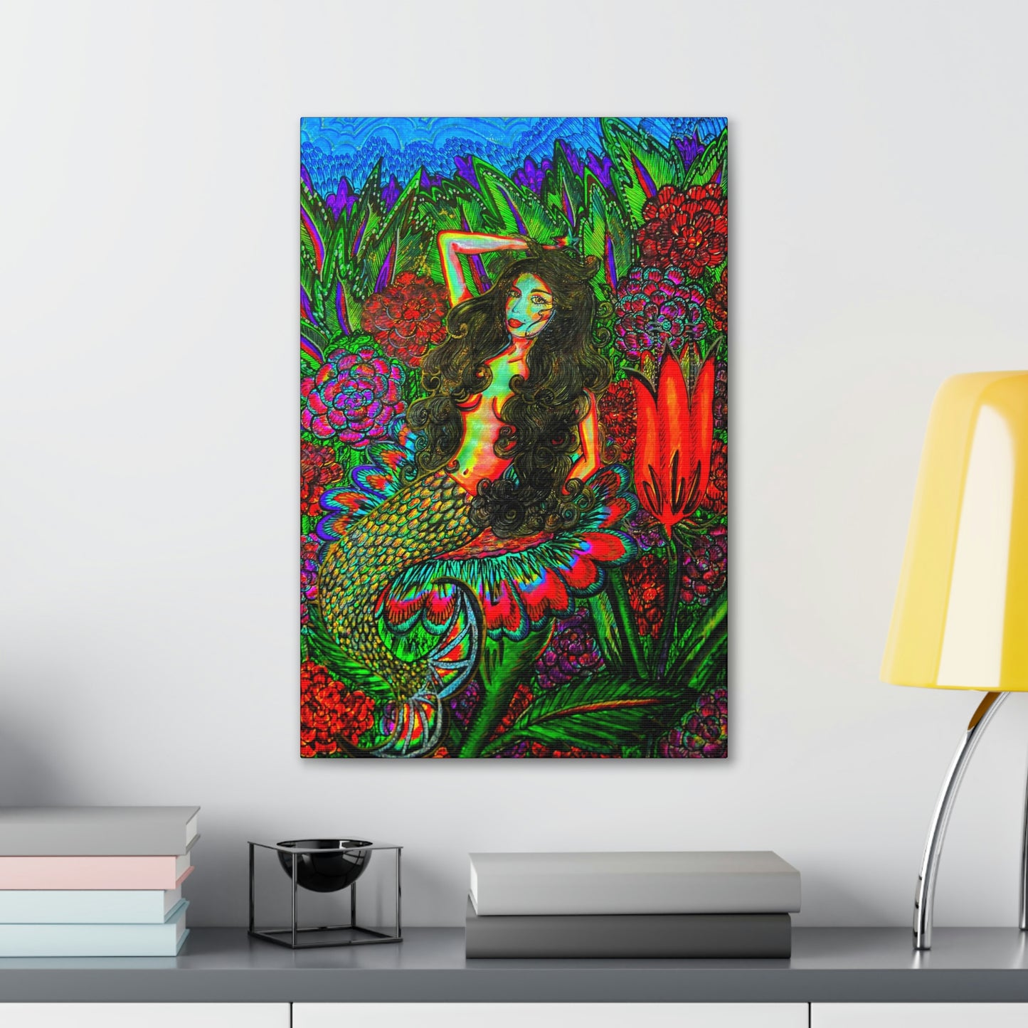 Beautiful Mermaid, Fashion, Abstract, Friendship, Inspiration Wall Art