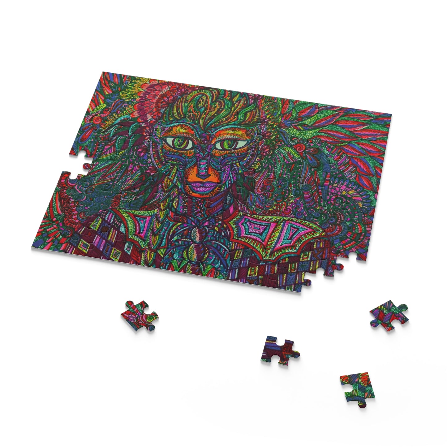 Abstract, Surreal Hidden Angel Puzzle (120, 252, 500-Piece)JigSaw Puzzle, Birthday Gift, Gifts For Bridesmaids