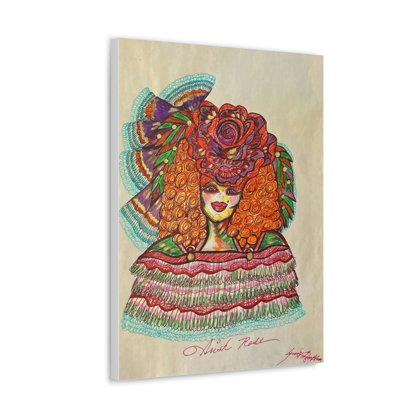 Abstract, Surreal, Funky Woman, Friendship, Inspiration Wall Art