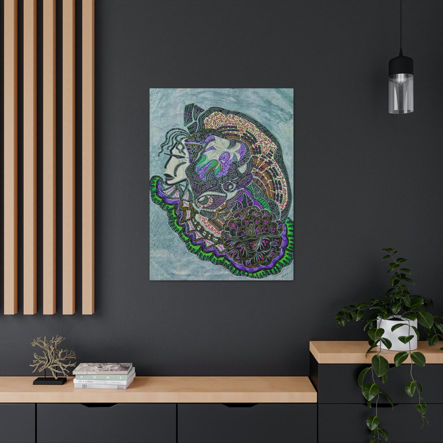 Abstract, Surreal, Funky Woman, Friendship, Inspiration Wall Art