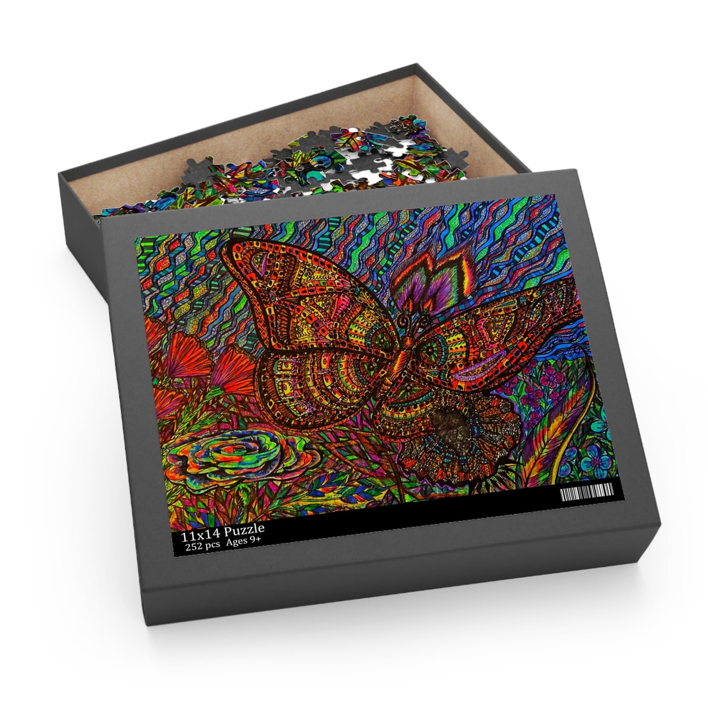 Butterfly Puzzle (120, 252, 500-Piece) Abstract Surreal JigSaw Puzzle, Birthday Gift, Gifts For Bridesmaids