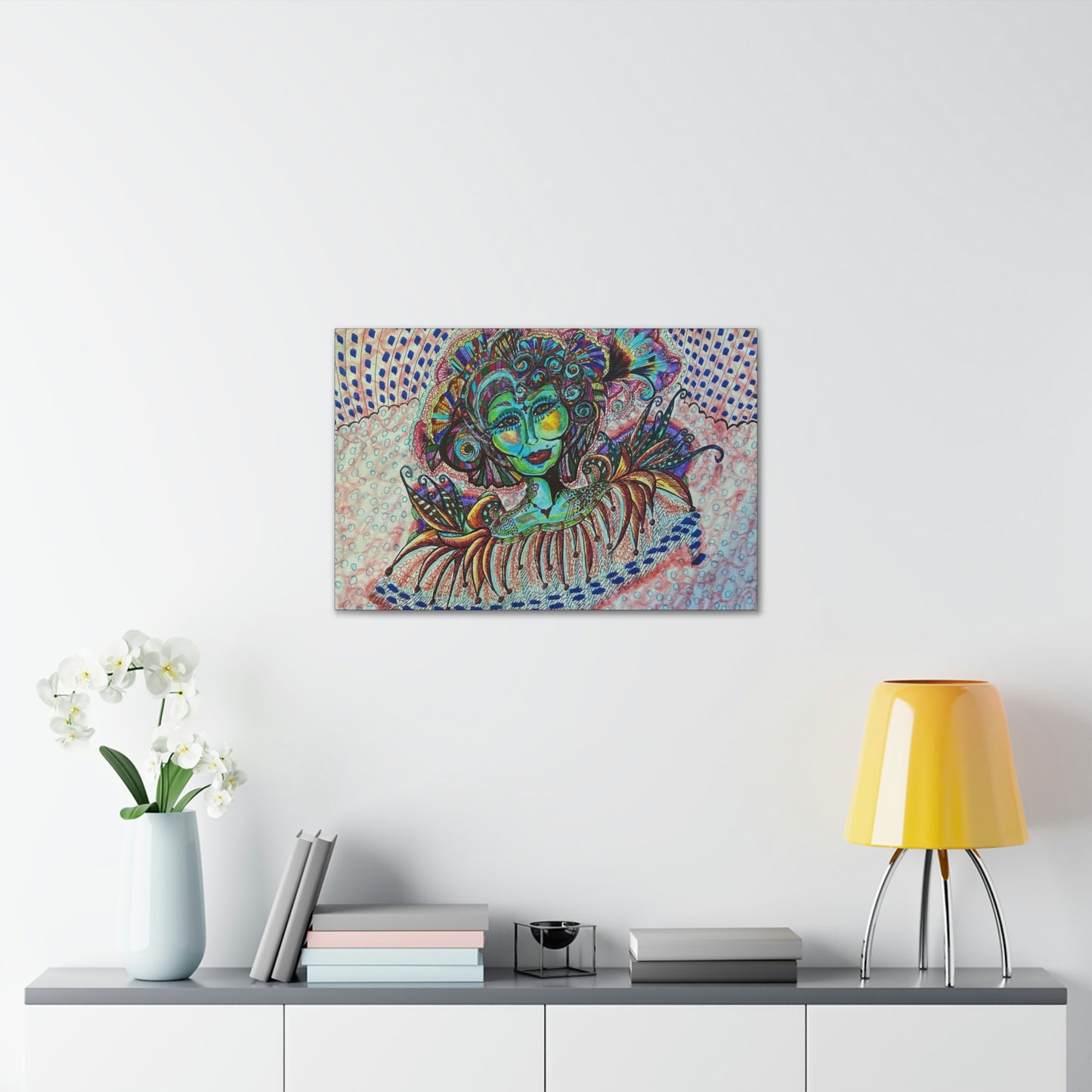 Abstract, Surreal, Funky Woman, Friendship, Inspiration Wall Art