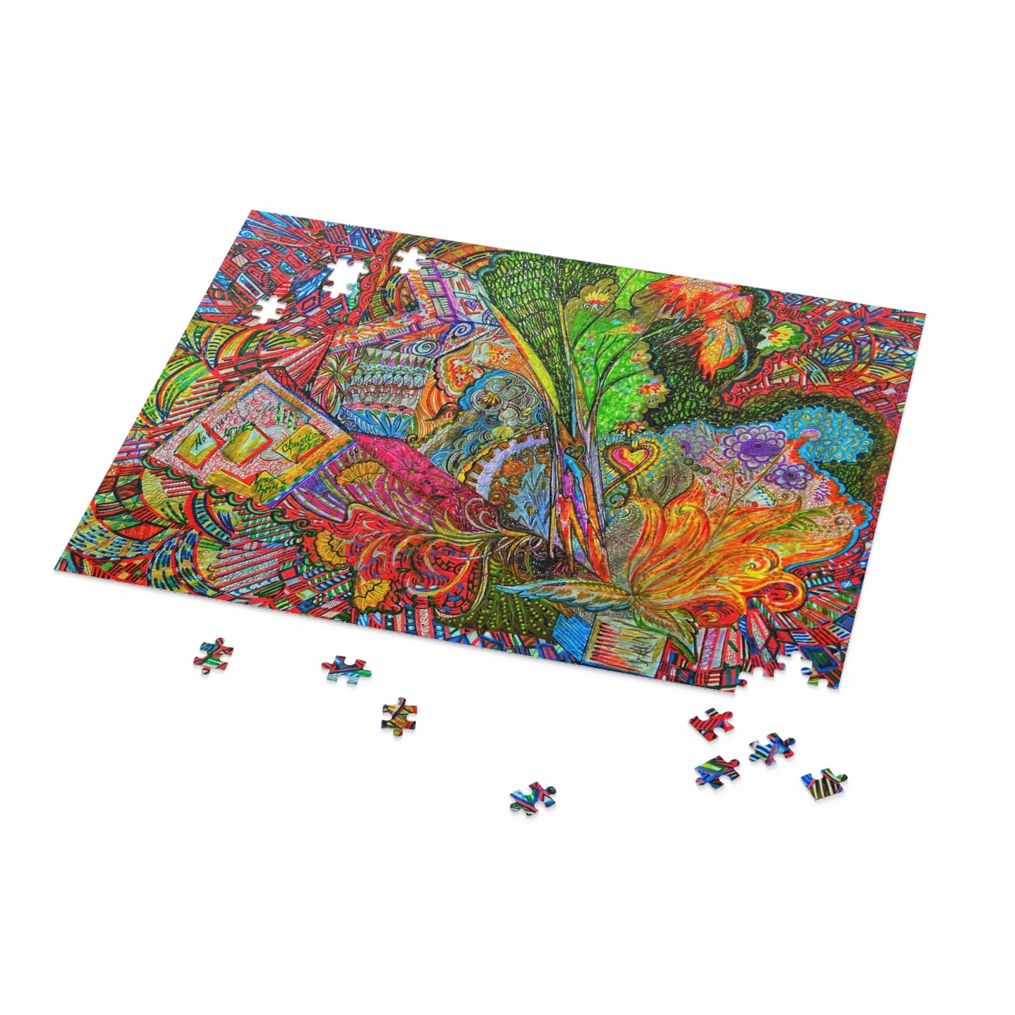 Abstract Surreal Puzzle (120, 252, 500-Piece)JigSaw Puzzle, Birthday Gift, Gifts For Bridesmaids