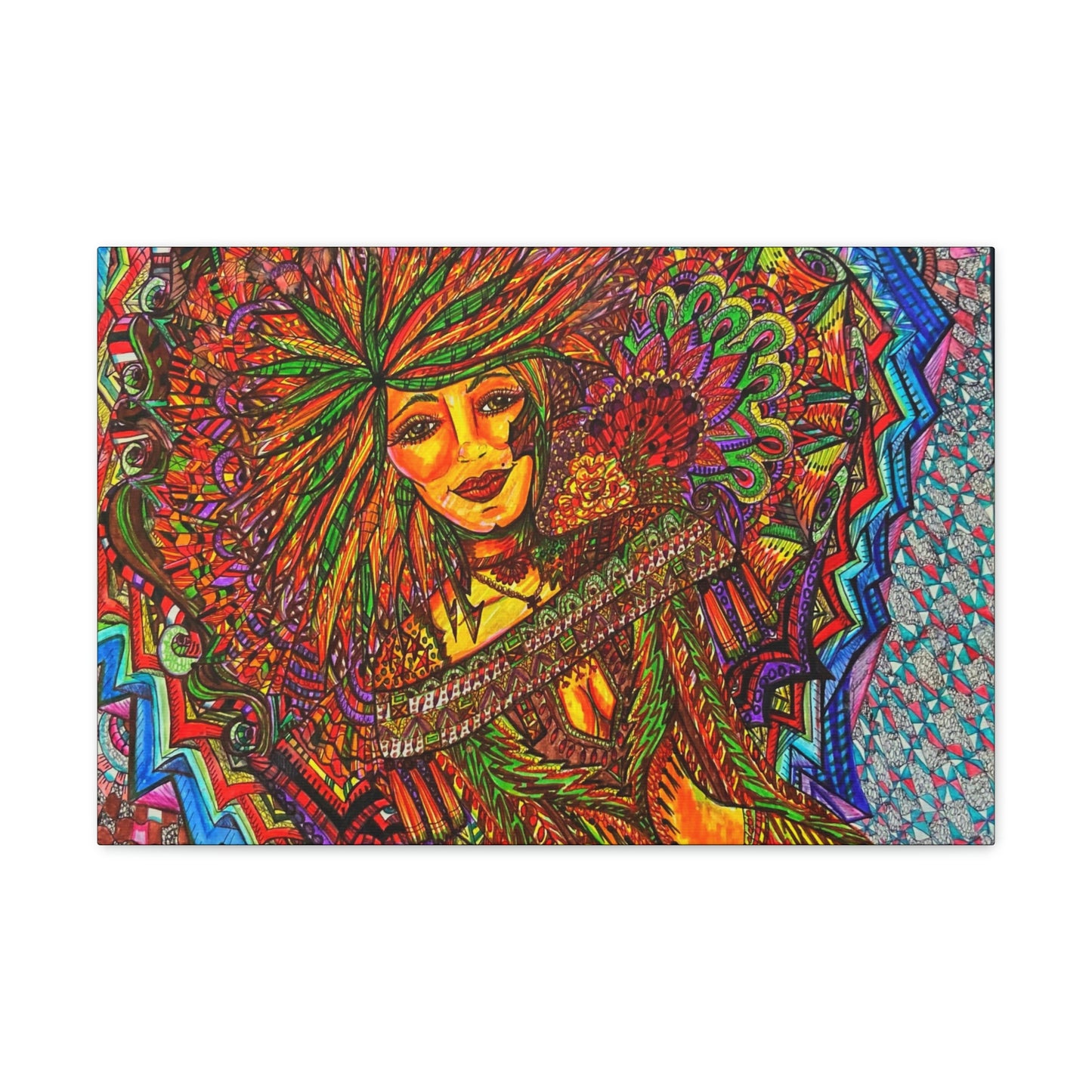Abstract, Surreal, Funky Woman, Friendship, Inspiration Wall Art