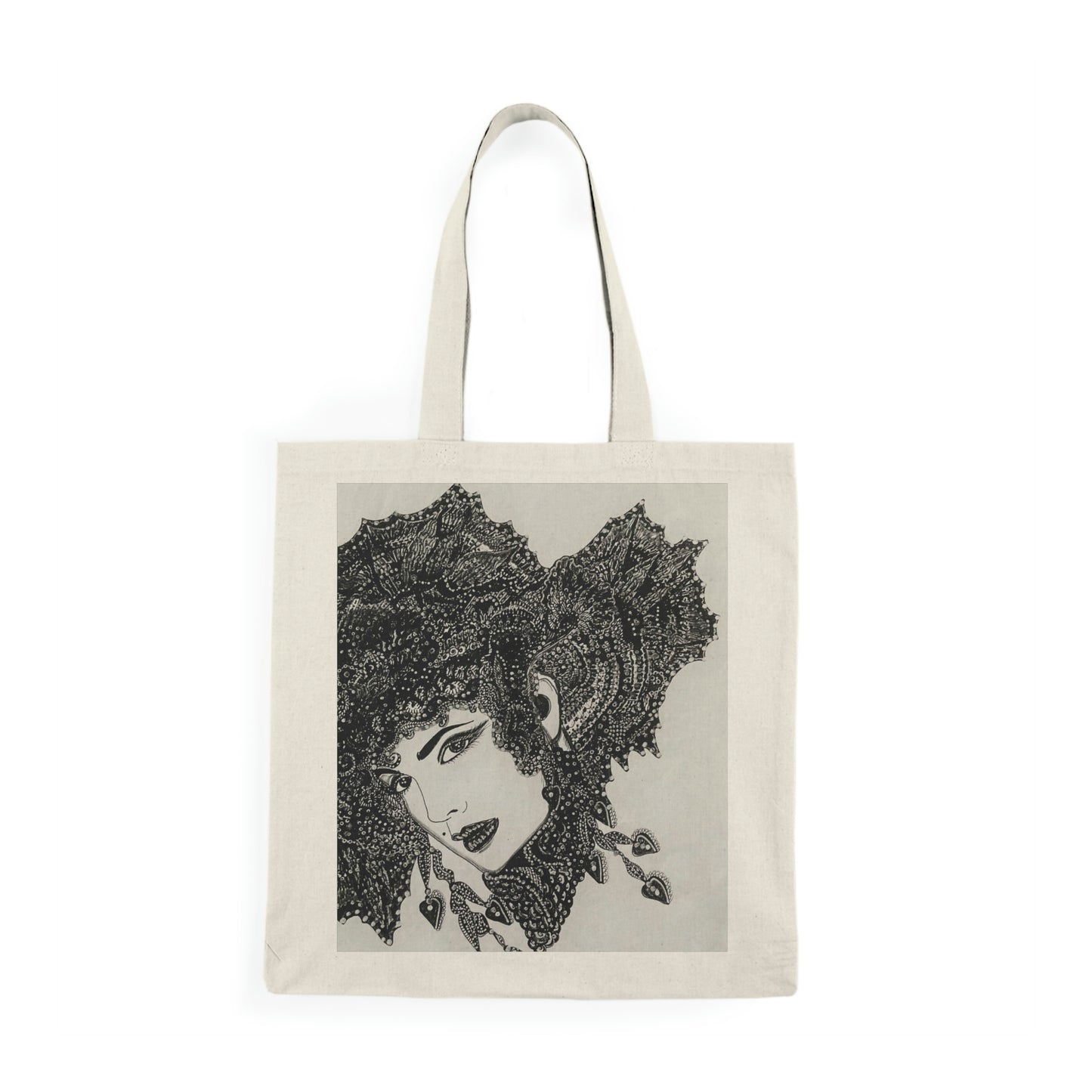 Abstract, Surreal Women Natural Tote Bag, Aesthetic Canvas Bag Shopping Bag, Birthday Gift Bag, Bridal Gift Tote Bag, Library Bag.