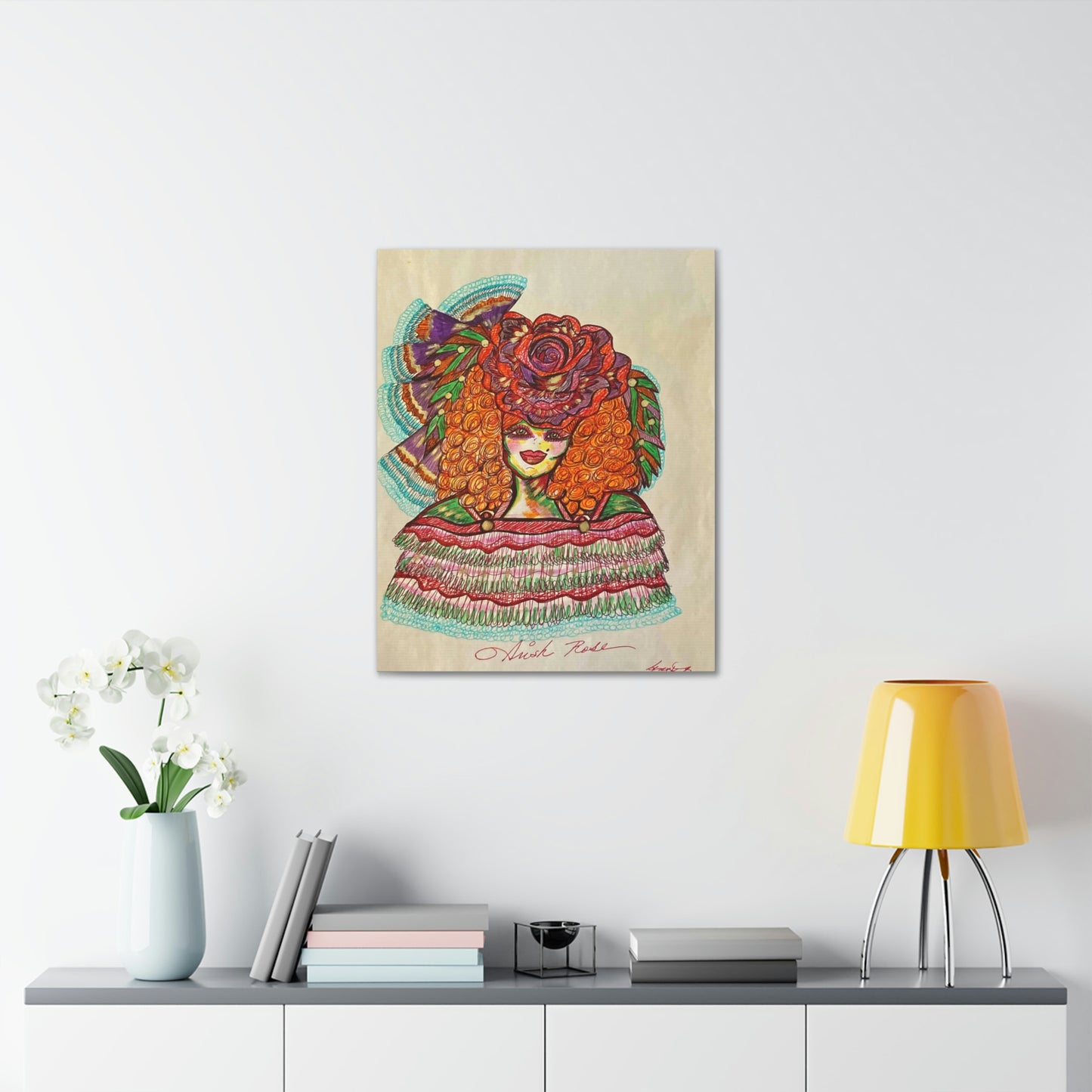 Abstract, Surreal, Funky Woman, Friendship, Inspiration Wall Art