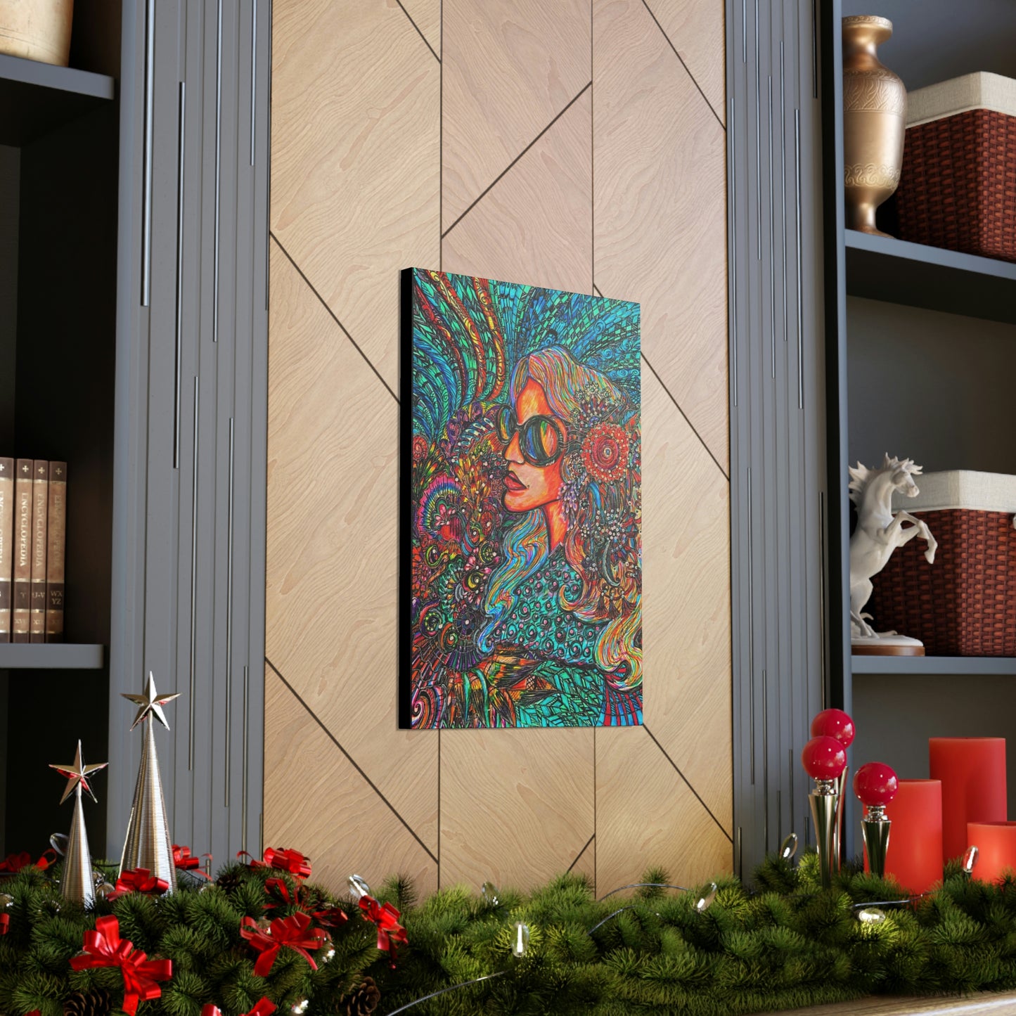 Living in Harmony, Fashion, Abstract, Friendship, Inspiration Wall Art