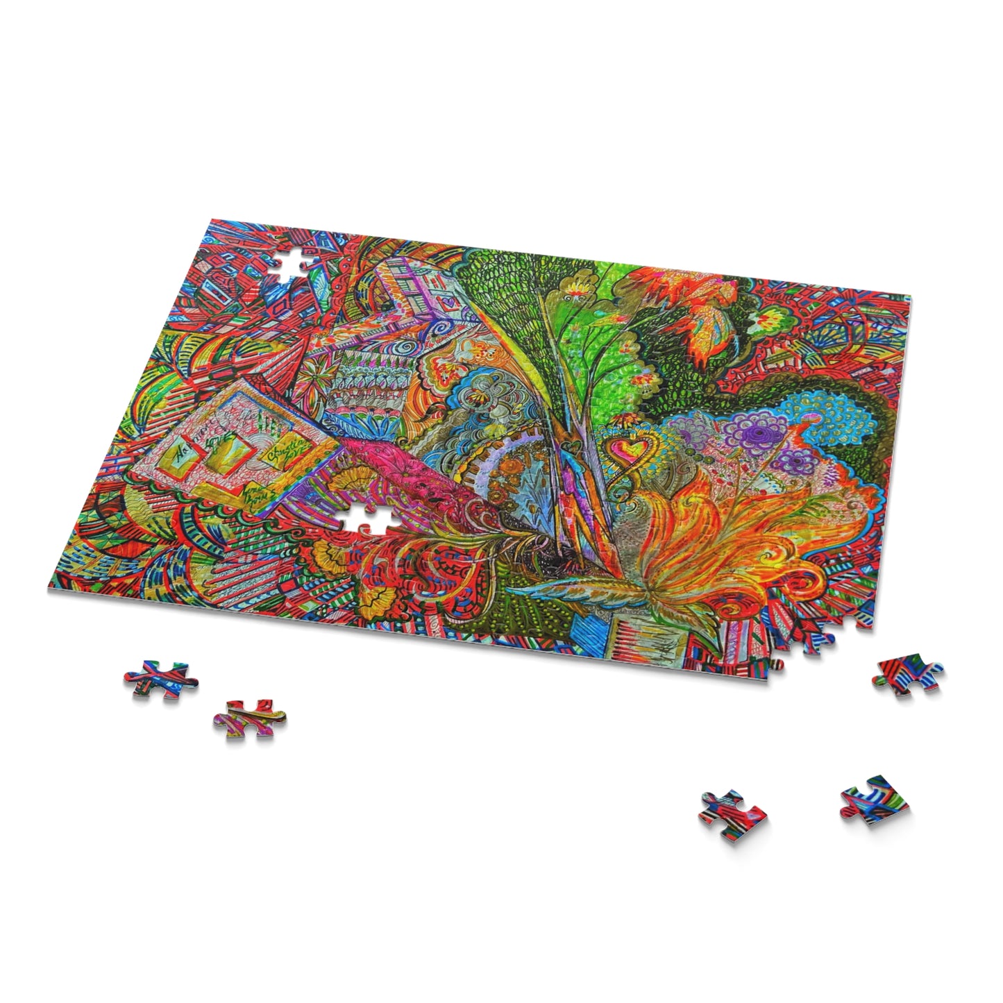 Abstract Surreal Puzzle (120, 252, 500-Piece)JigSaw Puzzle, Birthday Gift, Gifts For Bridesmaids